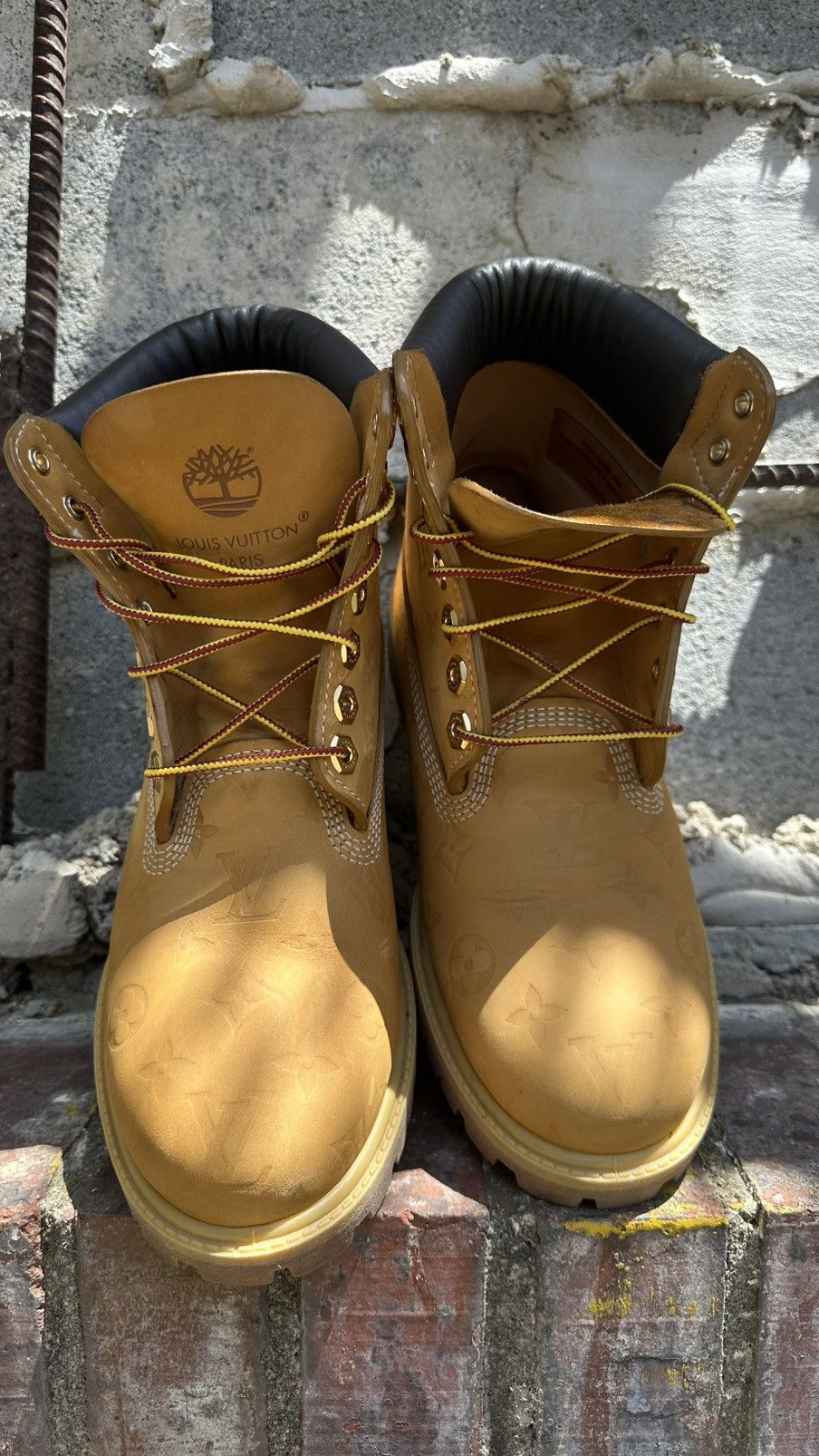 Louis Vuitton × Timberland Louis Vuitton x Timberland “Wheat” Boot Size US 8.5 / EU 41-42 - 3 Thumbnail