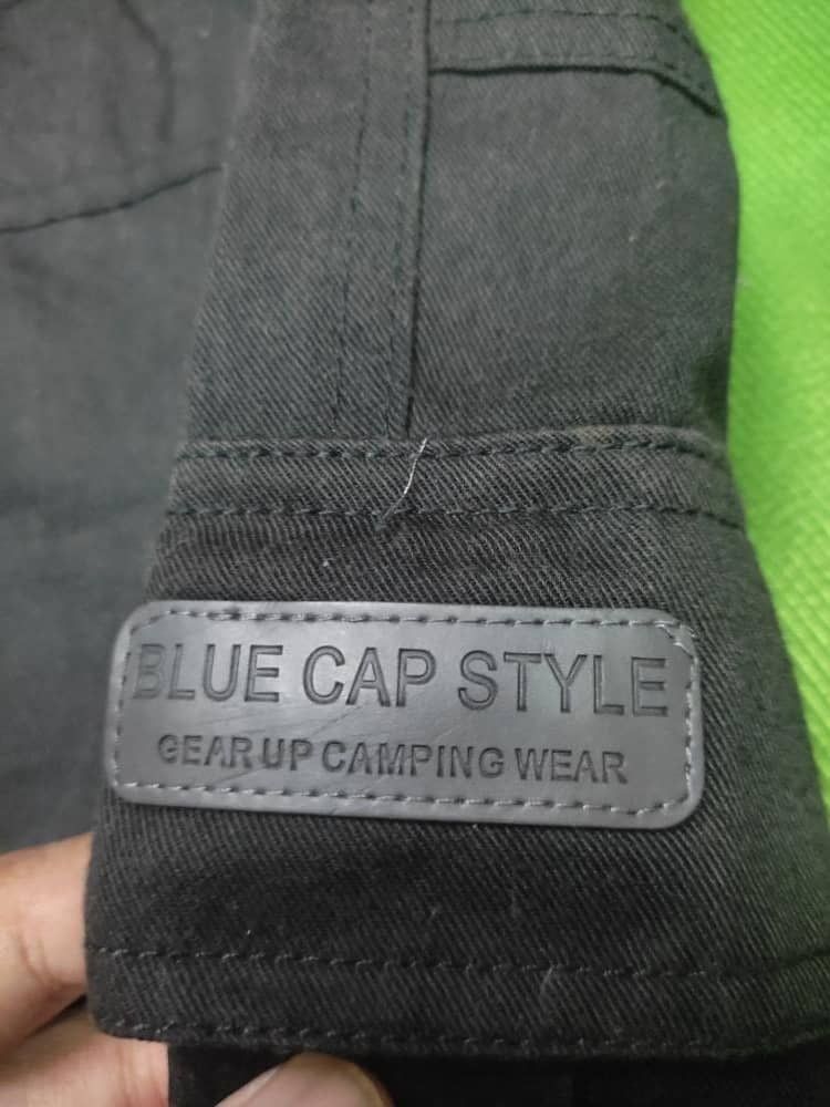 Japanese Brand BLUE CAP STYLE JAPANESE BRAND CARGO BONDAGE PANTS Size US 35 - 5 Thumbnail