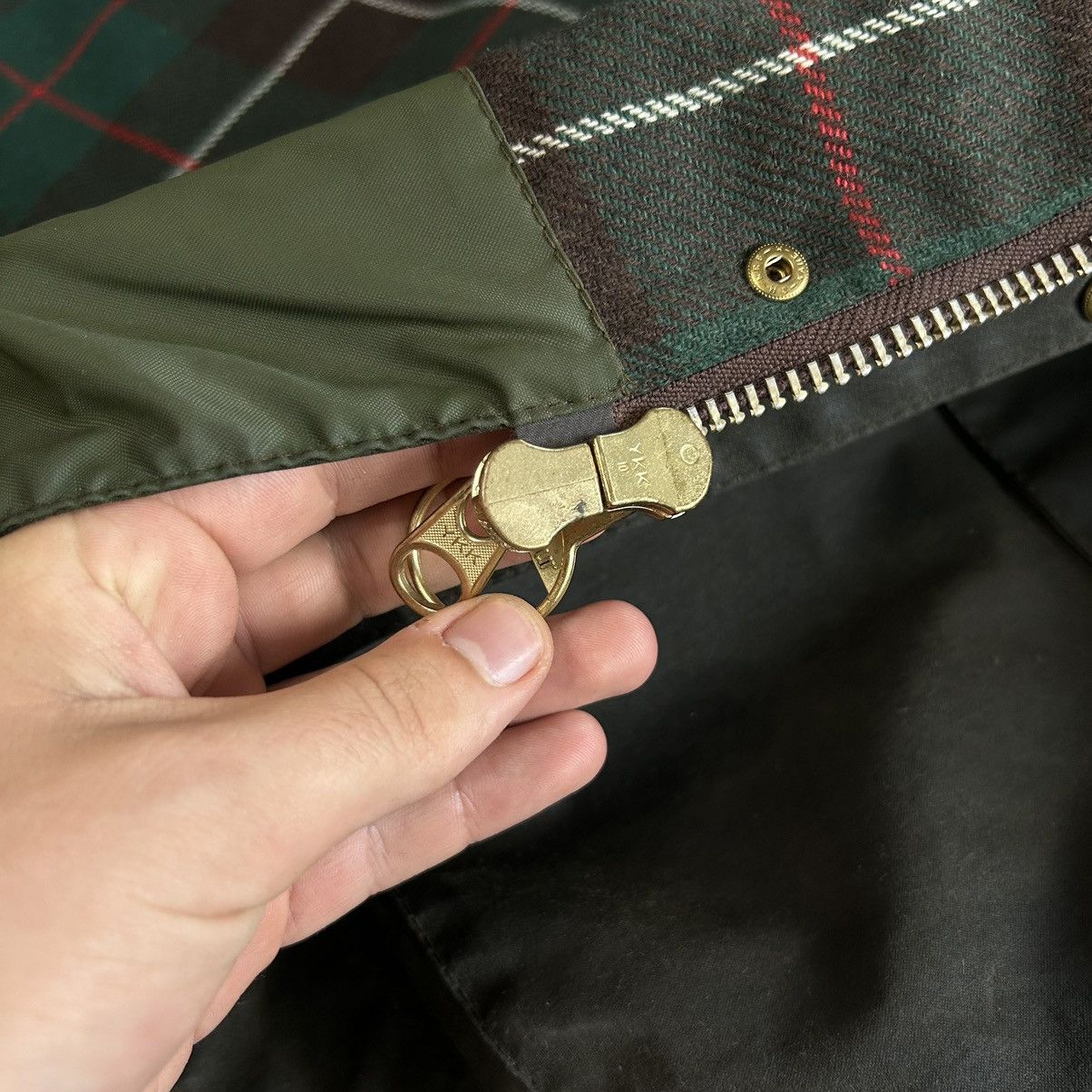 Barbour Barbour Northumbria C46 Vintage Heavy Green Waxed Jacket Size US XXL / EU 58 / 5 - 13 Thumbnail