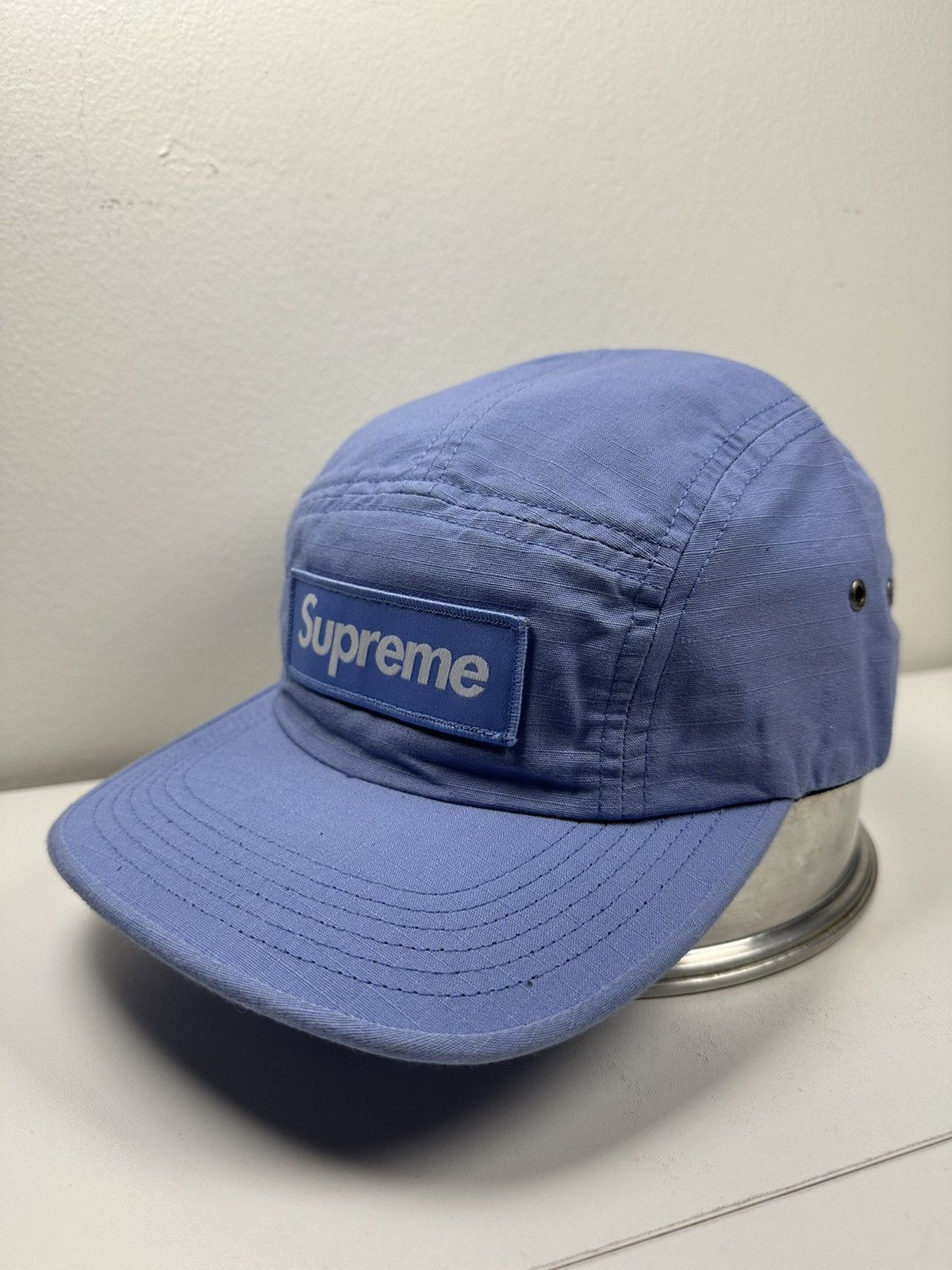 Supreme Supreme Metal D-Ring Camp Cap Hat Size ONE SIZE - 4 Thumbnail