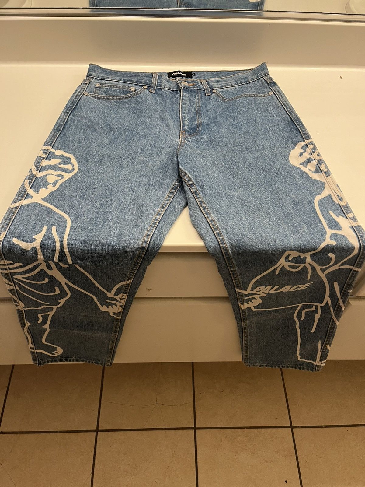 Palace CANVAS COBRA P90 BAGGY JEAN REALTREE | Grailed
