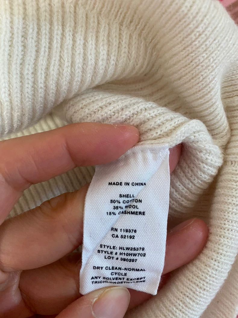 Helmut Lang HELMUT LANG White knitted sweater Size S / US 4 / IT 40 - 3 Thumbnail