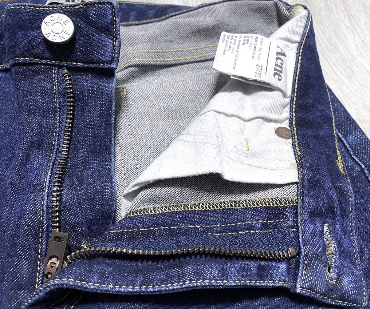 Acne Studios Women's Vintage Acne Studios Flex Wet Blue Jeans Denim Slim Size 27" / US 4 / IT 40 - 14 Thumbnail