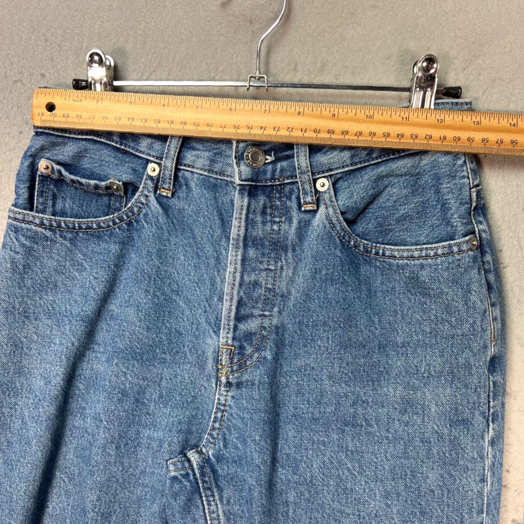 Everlane Everlane The Cheeky Jean High-Rise Straight Leg Denim Womens Size 24 Regular Size 42" / US 20 - 5 Thumbnail