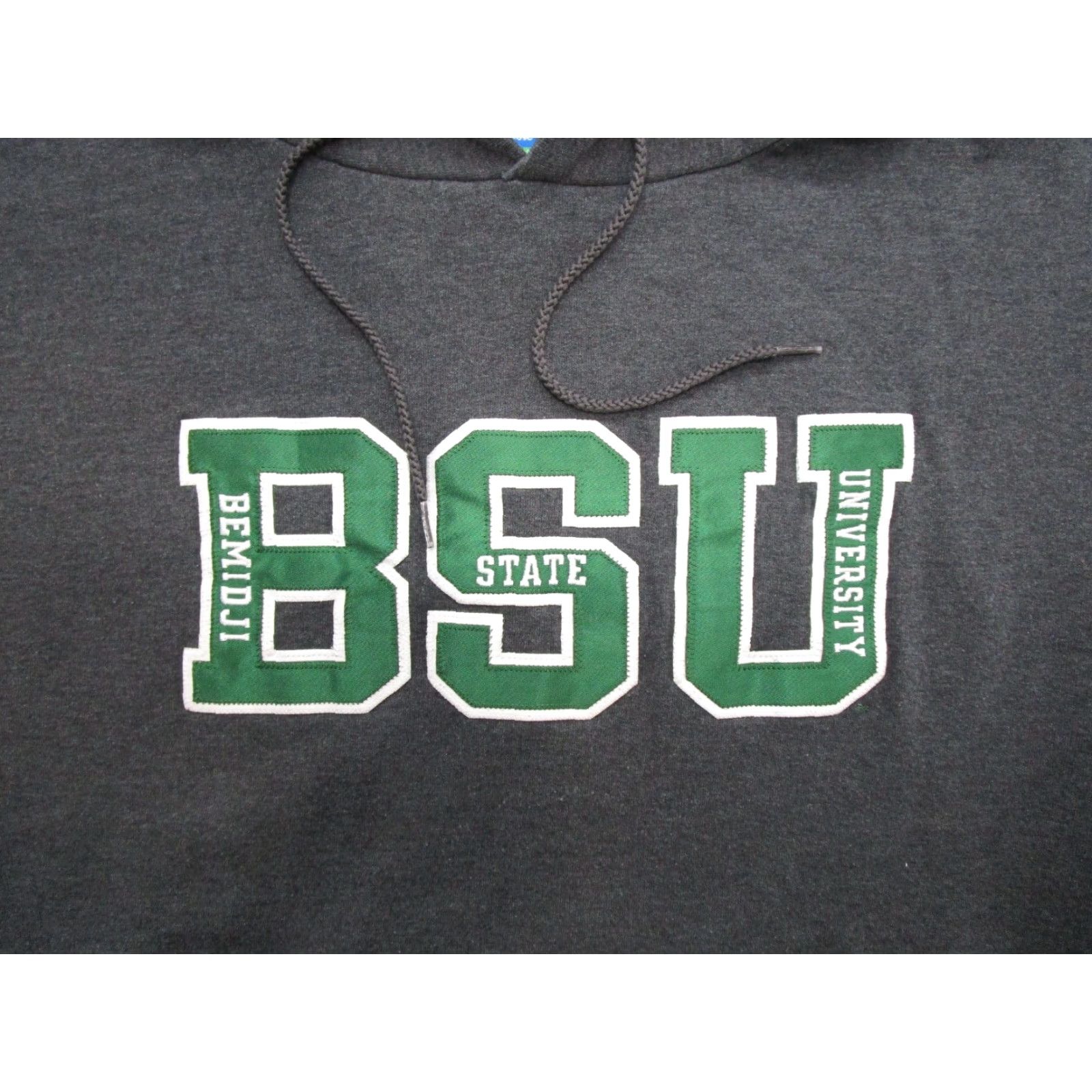 Champion BSU Embroidered Hoodie Mens Size M Champion Gray University 90s Logo Theme Pullover Size US M / EU 48-50 / 2 - 2 Thumbnail