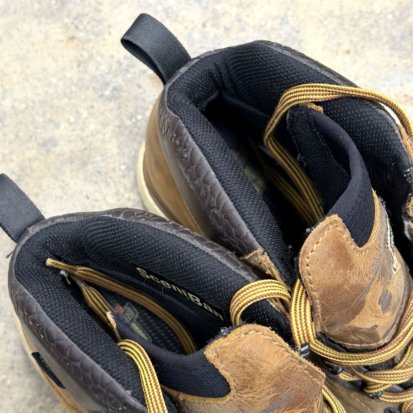 Vintage Irish Setter Canyons Boots Mens 11 Brown Vibram Leather 2856 DISTRESSED Leather Waterproof Ankle Boot Mens Brown Shoes Size US 11 / EU 44 - 6 Thumbnail