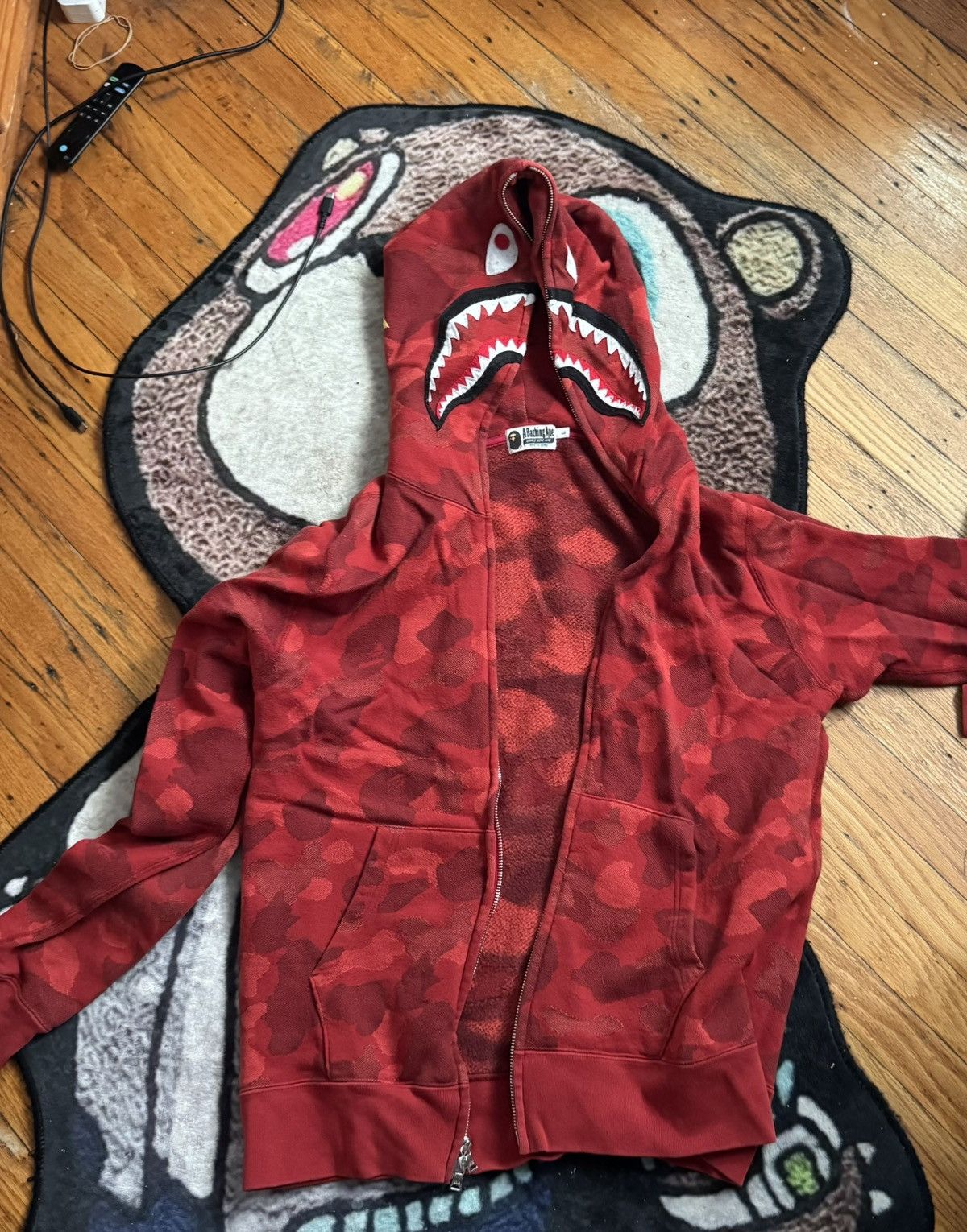 Bape OG BAPE SHARK PONR ZIP UP Size US L / EU 52-54 / 3 - 1 Thumbnail