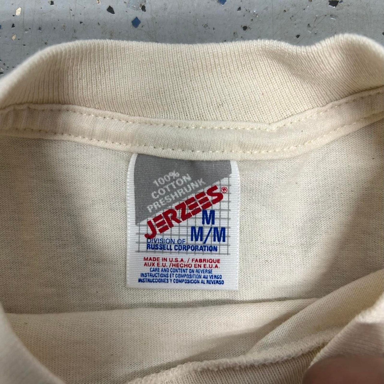 Jerzees vintage 90s single stitch t-shirt “southern talk music” Size US M / EU 48-50 / 2 - 3 Thumbnail