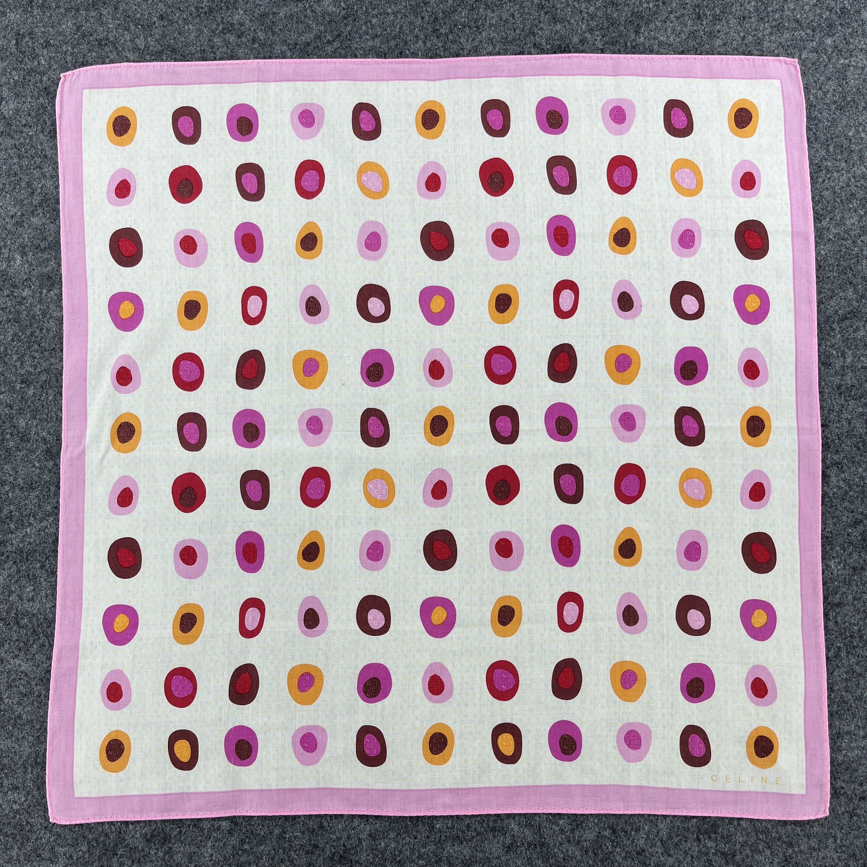 Vintage Celine Handkerchief / Bandana / Neckerchief B385 Size ONE SIZE - 1 Thumbnail