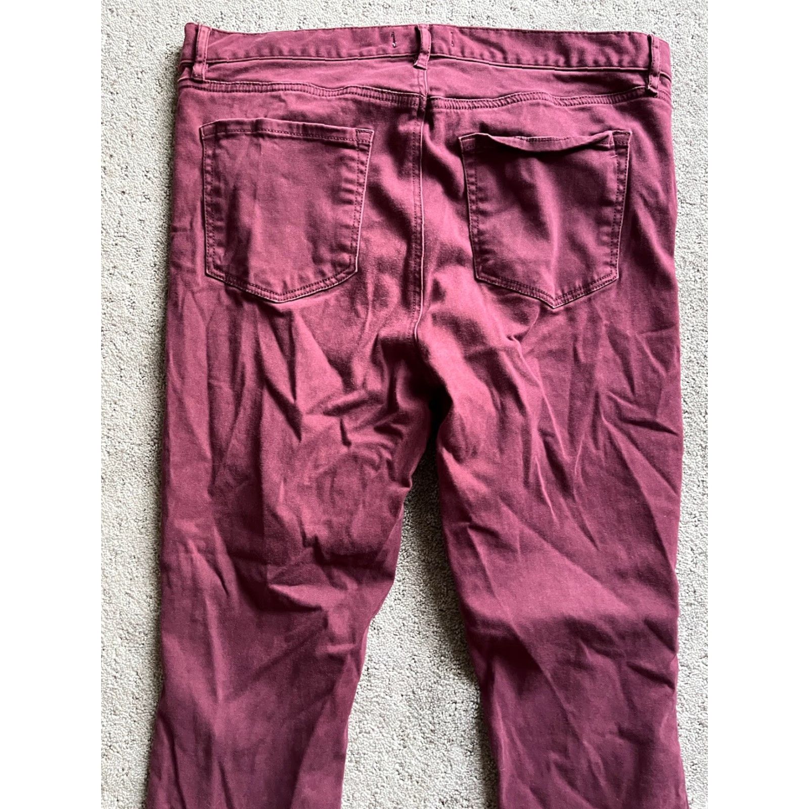 Loft LOFT Leggings Women 12 Burgundy Made and Loved Love Size 34" / US 12 / IT 48 - 4 Thumbnail