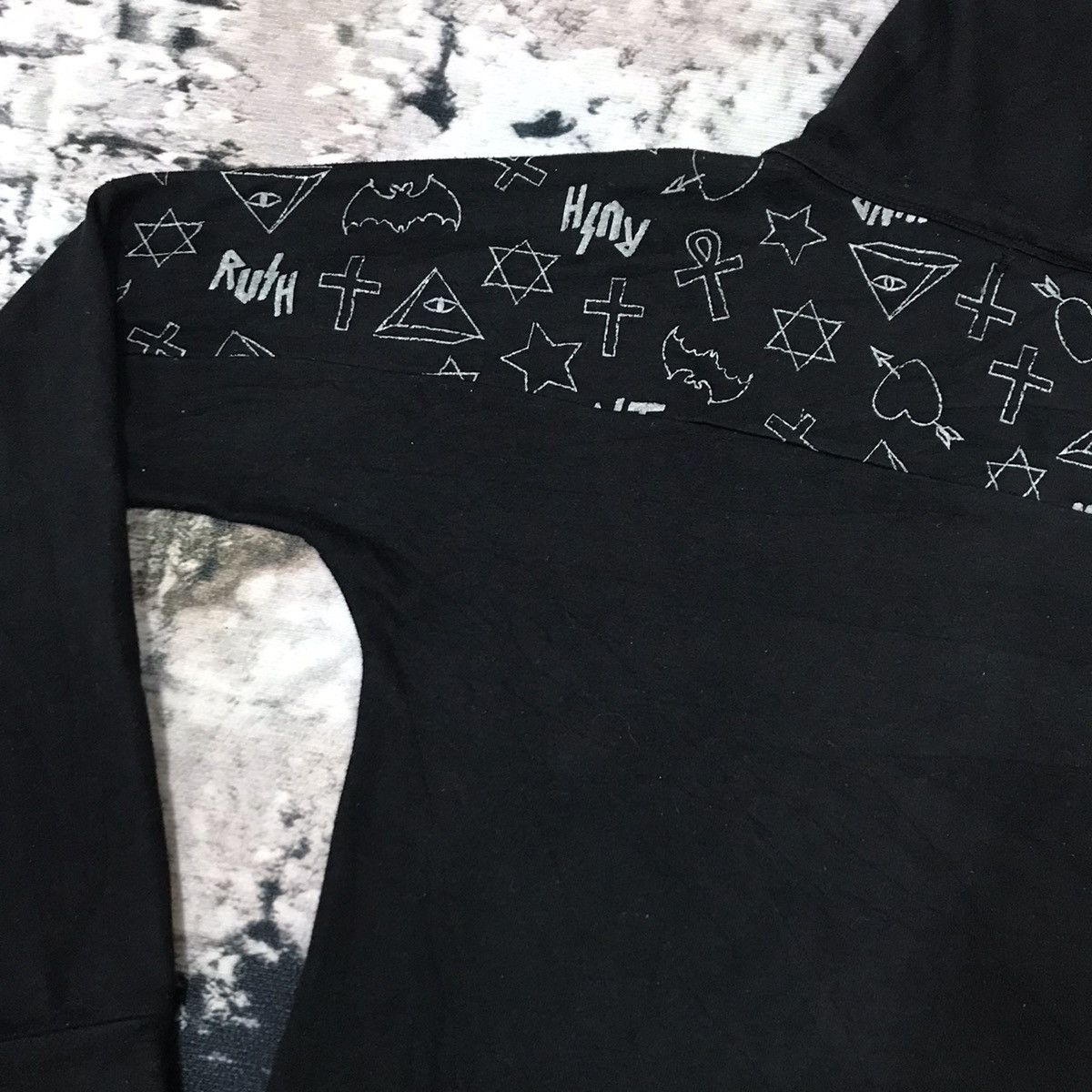 If Six Was Nine × Japanese Brand × Vintage Hell Cat Punks Not Dead Pullover Long Sweater Hoodie Size M / US 6-8 / IT 42-44 - 12 Thumbnail