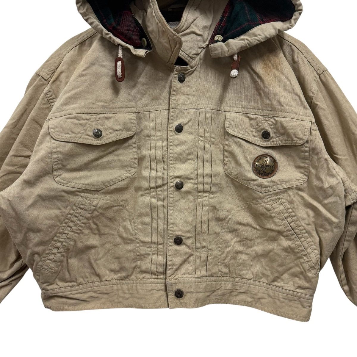 If Six Was Nine Vintage Gembony Hoodie Cropped Jacket Size US L / EU 52-54 / 3 - 4 Thumbnail