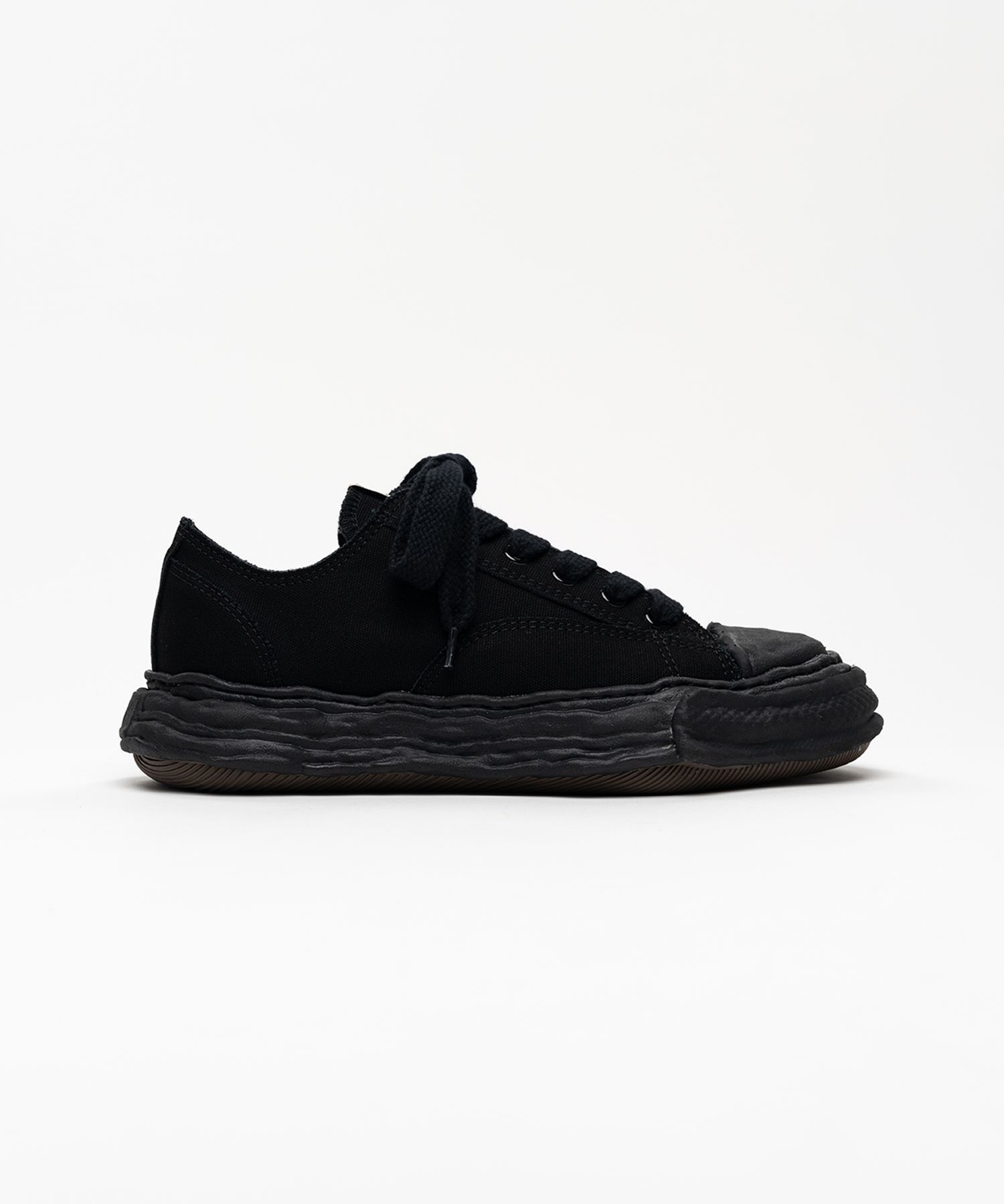 Maison MIHARA YASUHIRO o1mle0426 Peterson 23 OG Sole Canvas Low Top Sneakers Size US 12 / EU 45 - 1 Thumbnail