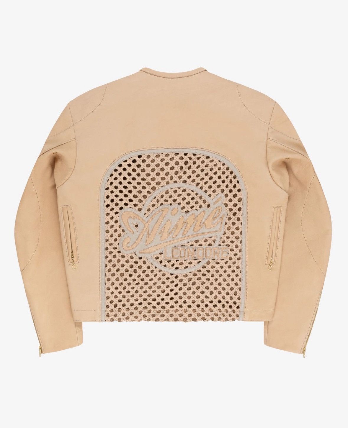 SOLD Aime Leon Dore X Vanson Raffia Leather Jacket