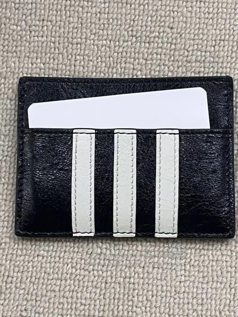 Balenciaga Balenciaga x Adidas Leather Card Holder. Size ONE SIZE - 4 Thumbnail
