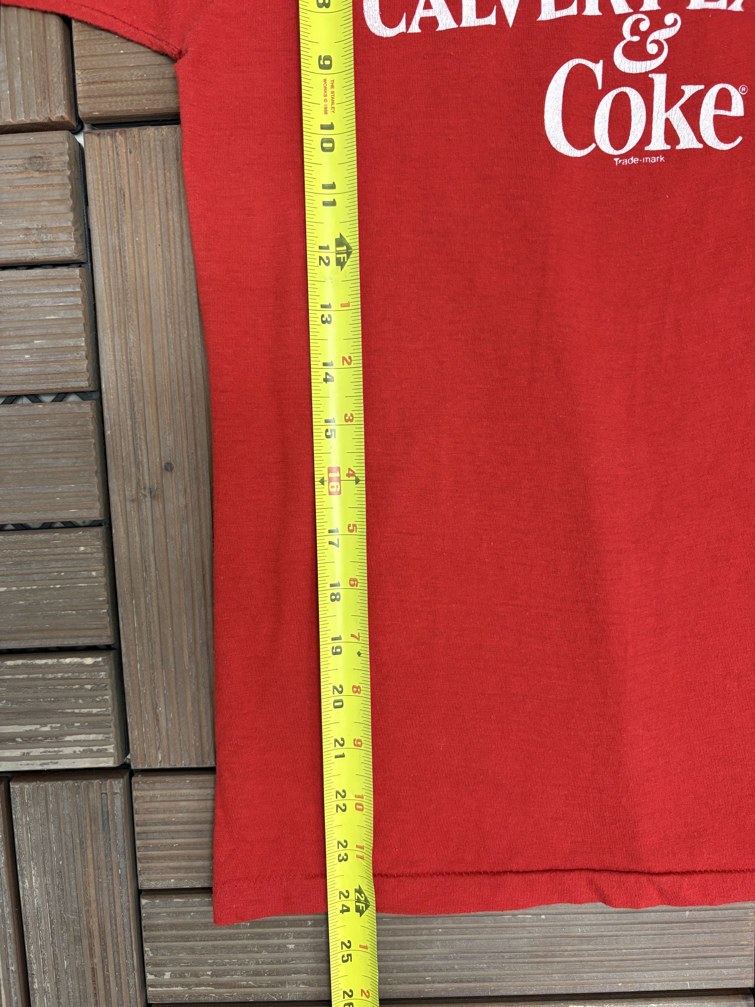 Vintage Enjoy Calvert Extra & Coke Vintage Red T-Shirt Tee Size US S / EU 44-46 / 1 - 8 Thumbnail