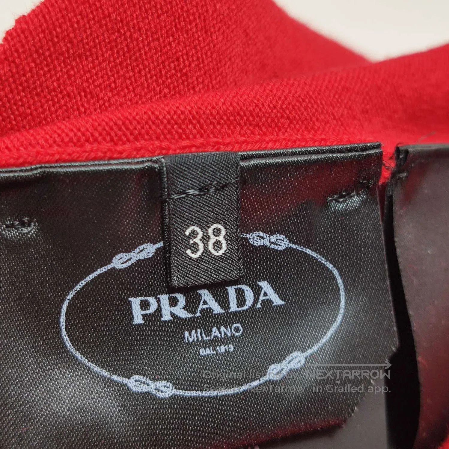Prada Prada Red Wool Blend Turtleneck Sweater . Size XS / US 0-2 / IT 36-38 - 5 Thumbnail
