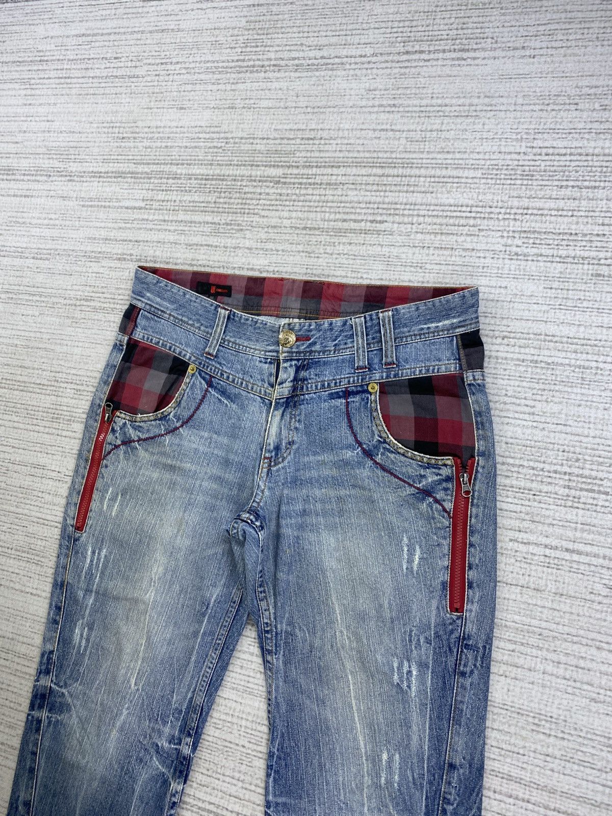 Hysteric Glamour Vintage Uj Comtempo Punk Mud Wash Rare Denim Pants Size US 34 / EU 50 - 7 Thumbnail