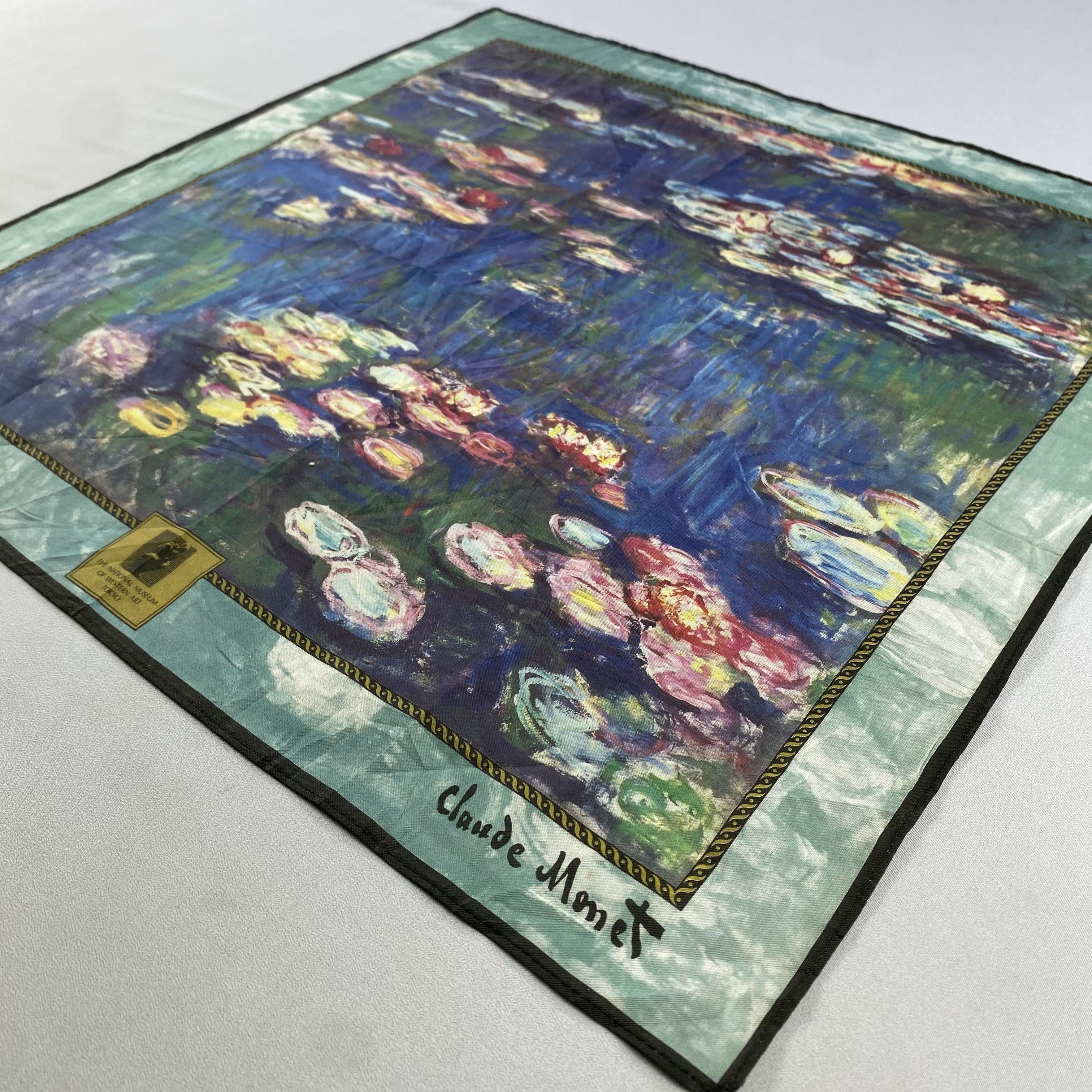 Vintage NWT Claude Monet Bandana/ Handkerchief / Neckerchief Size ONE SIZE - 2 Thumbnail