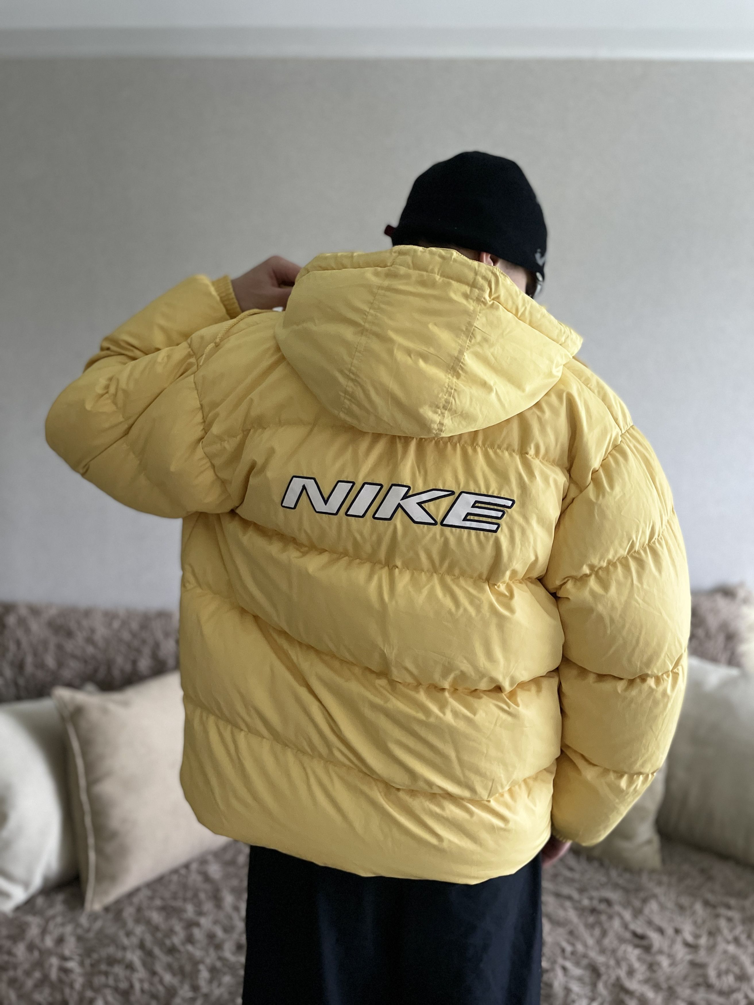 ジャケット・アウター vintage 00s NIKE Volume down jacket Vintage 90's 2000's Nike Zip Up Jacket Windbreaker Crimson