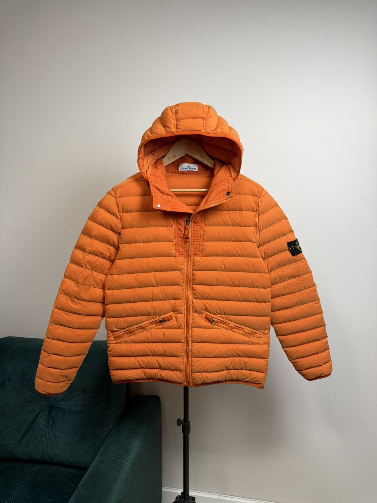 Stone Island Stone Island Insulated Puffer Jacket – Orange ( Size L) Size US L / EU 52-54 / 3 - 1 Thumbnail