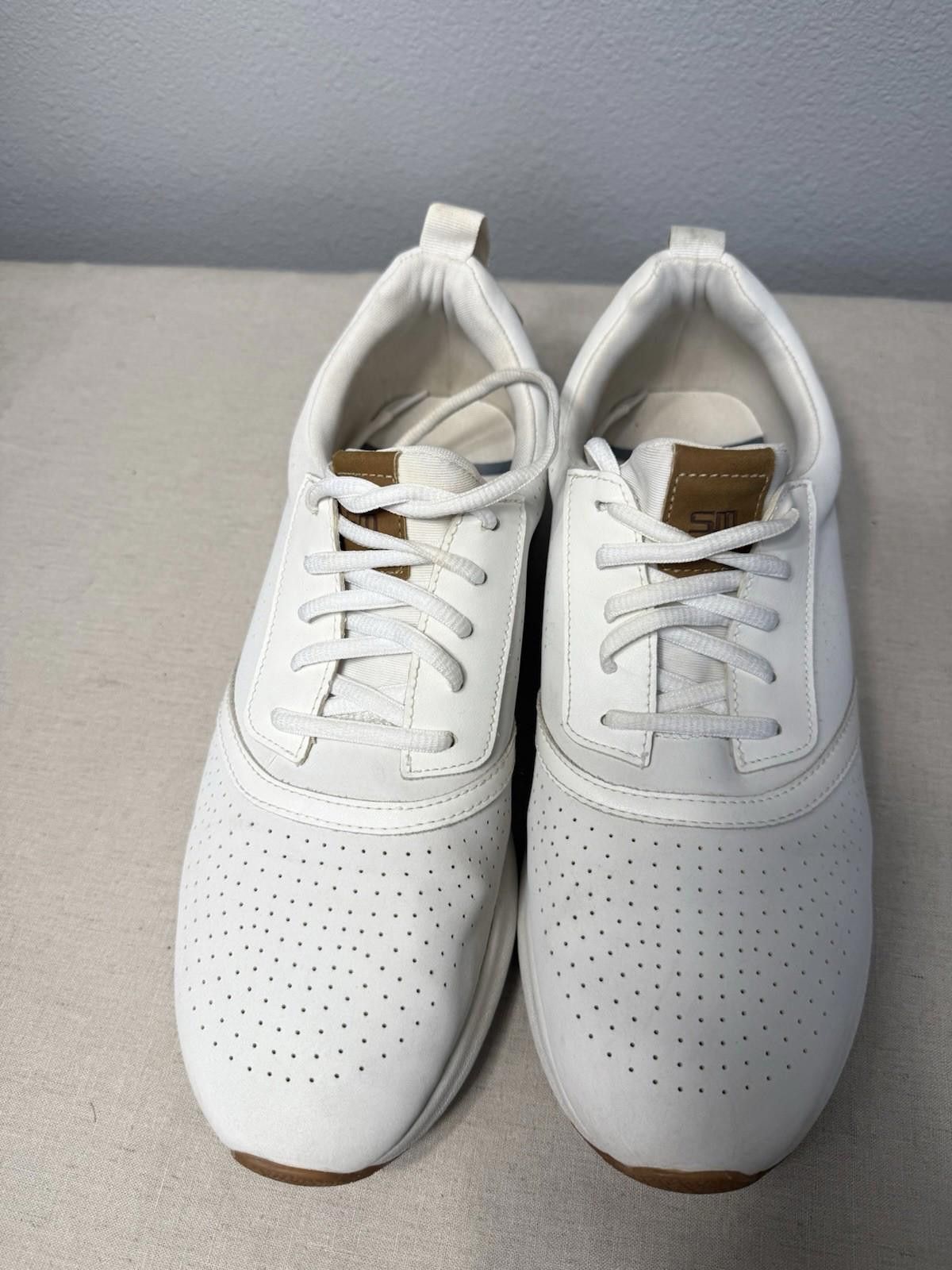 Steve Madden Steve Madden Mens White Synthetic Lifestyle Sneakers 10.5 Size US 10.5 / EU 43-44 - 6 Thumbnail