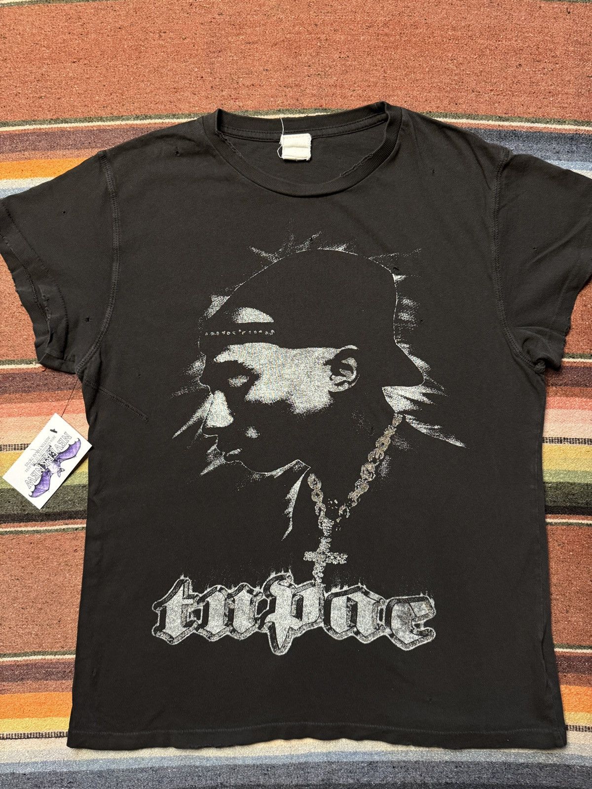 MadeWorn × Rap Tees × Vintage MadeWorn Tupac Rap Tee Size US XS / EU 42 / 0 - 2 Thumbnail