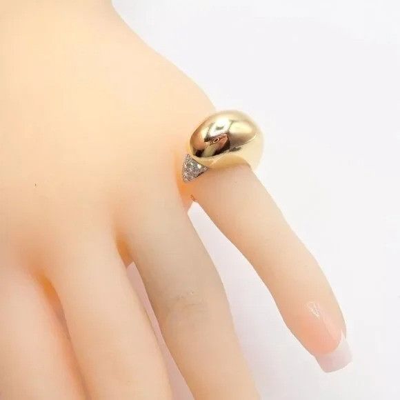 Tiffany & Co. Tiffany & Co. Elsa Peretti 18k Yellow Gold Diamond Bird Ring Size ONE SIZE - 3 Thumbnail
