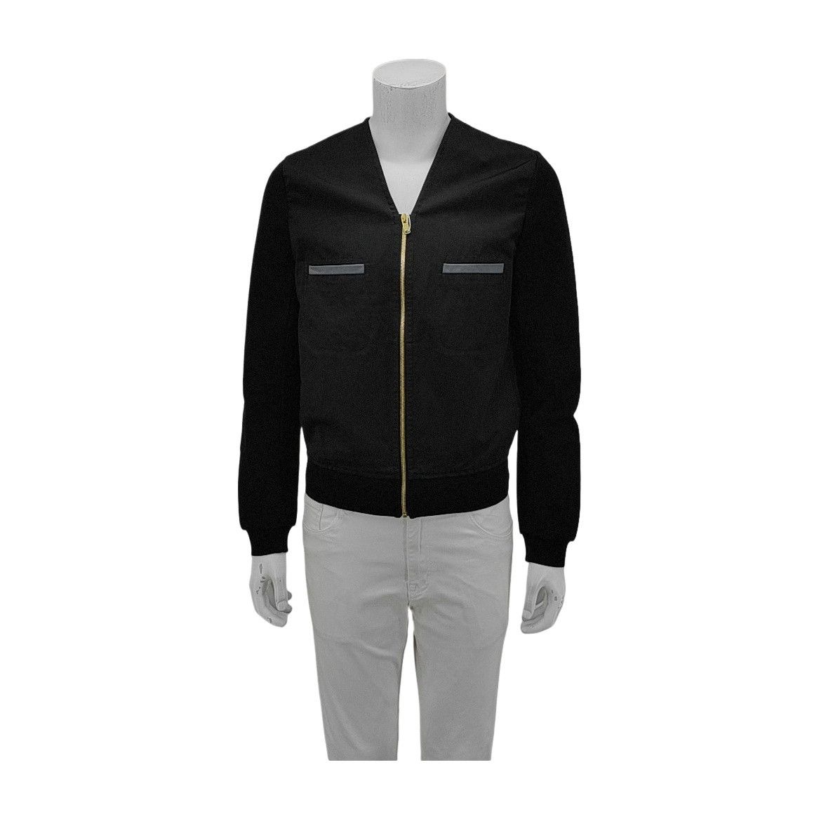 Balenciaga Balenciaga Cotton Linen Zip Jacket Size 48 Size US M / EU 48-50 / 2 - 1 Thumbnail