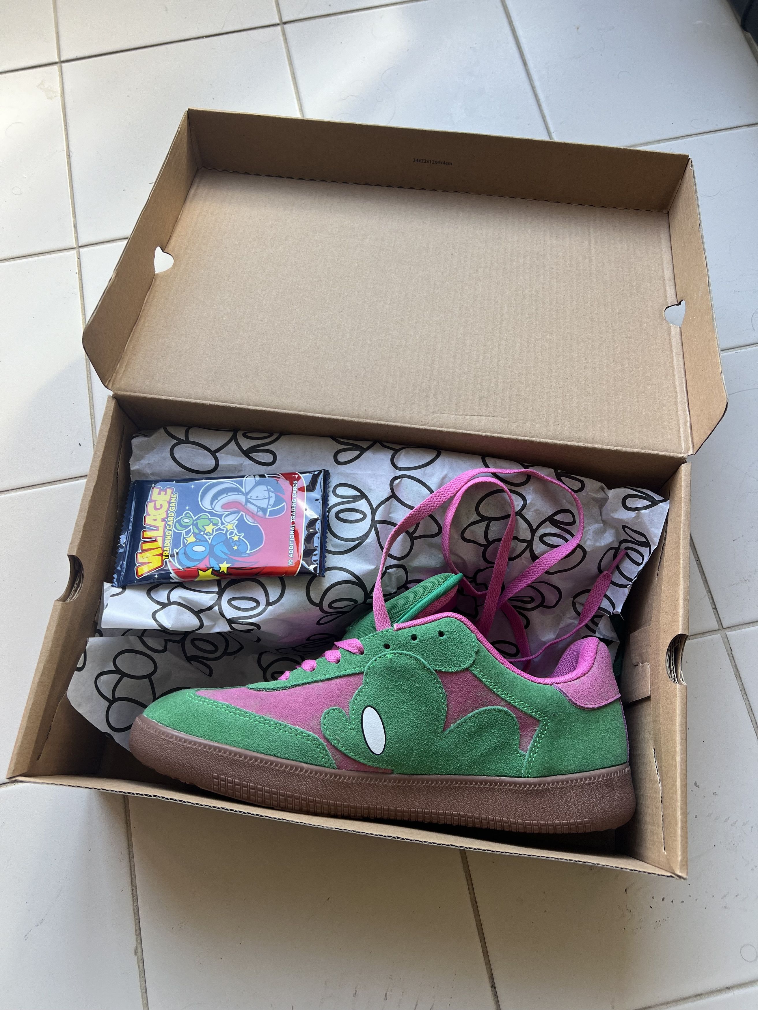 image of Father Steve Mouse Sneakers in Purple/Green, Men's (Size 10)