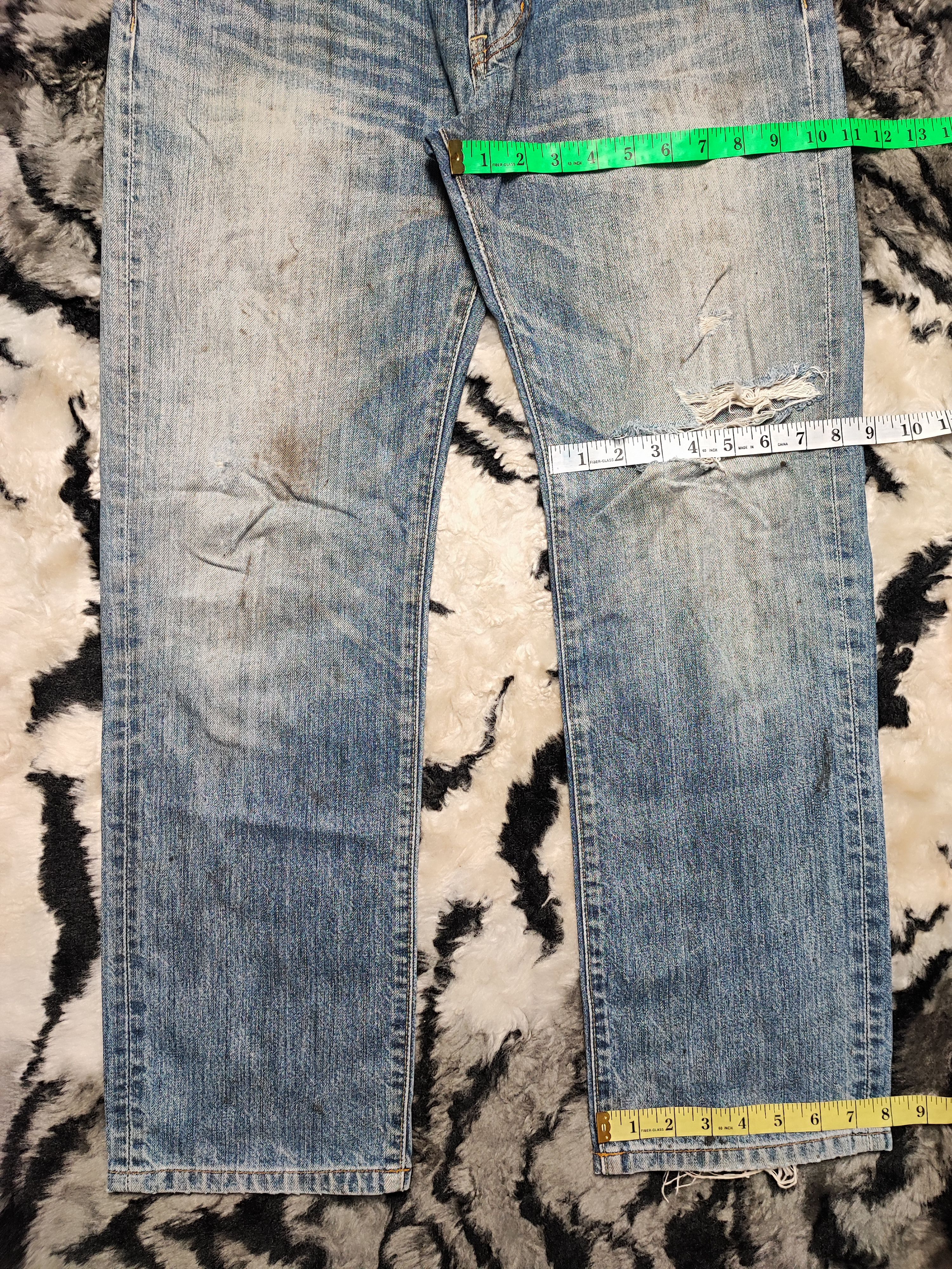 Uniqlo Vintage Distress Uniqlo Jeans Japan S002 Size US 33 - 4 Thumbnail