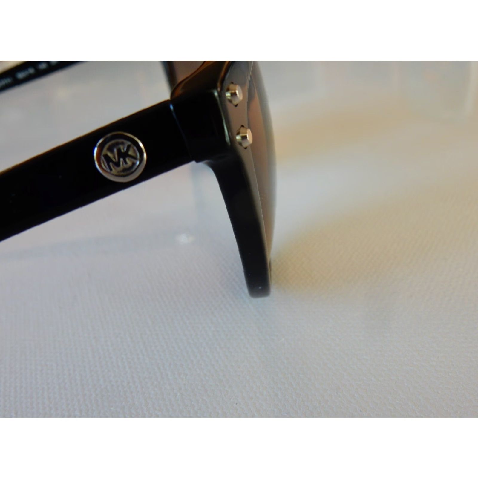 Michael Kors Michael Kors Women's Sunglasses 55mm Black Frame Small Scratches Size ONE SIZE - 4 Thumbnail