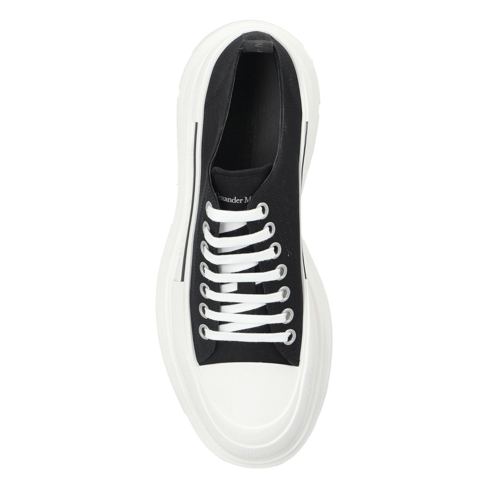 Alexander McQueen ALEXANDER MCQUEEN Platform Black Sneakers New & Authentic (M Size US 8 / EU 41 - 4 Thumbnail