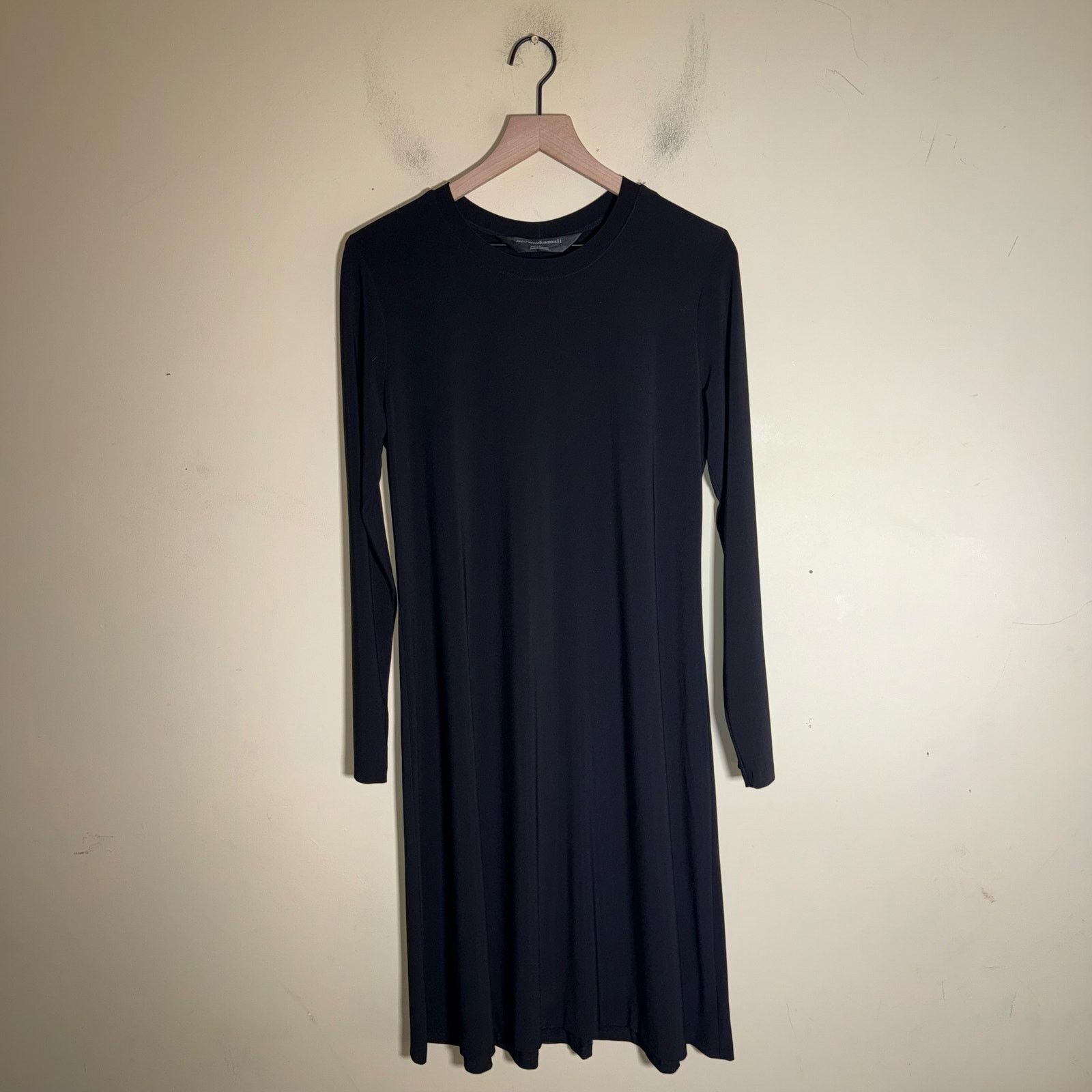 Norma Kamali NORMA KAMALI classic minimalist long sleeve shift dress L Size L / US 10 / IT 46 - 5 Thumbnail