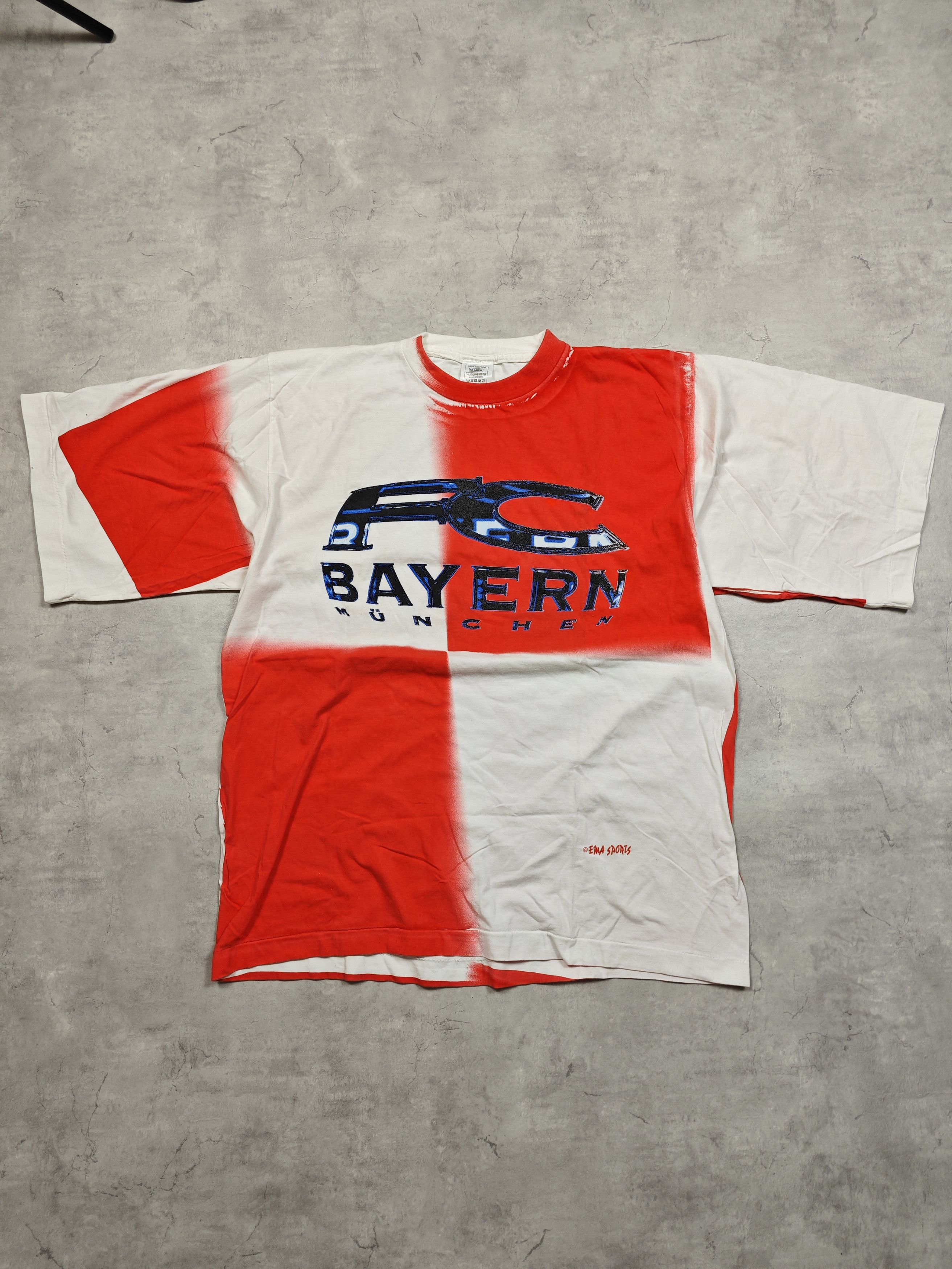 Vintage Bayern Munchen Vintage Rare T Shirt Size US XL / EU 56 / 4 - 1 Thumbnail
