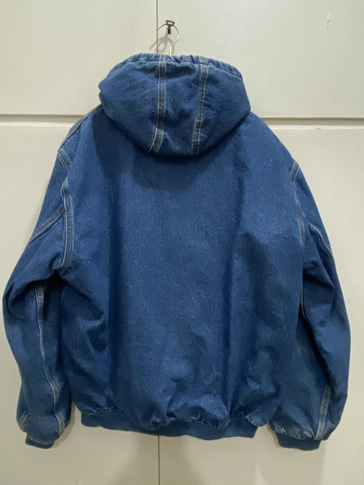Carhartt Active Jacket J139 DST Carhartt USA blue denim, used. Size US XL / EU 56 / 4 - 14 Thumbnail