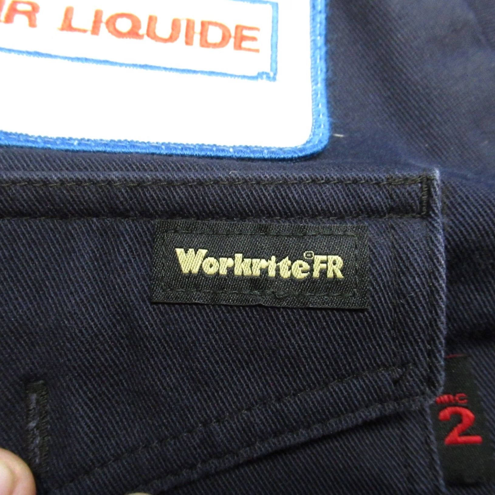 Vintage VINTAGE Workrite FR Shirt Mens XL Navy Button Flame Resistant Work Rugged HRC2 Rugged Size US XL / EU 56 / 4 - 5 Thumbnail