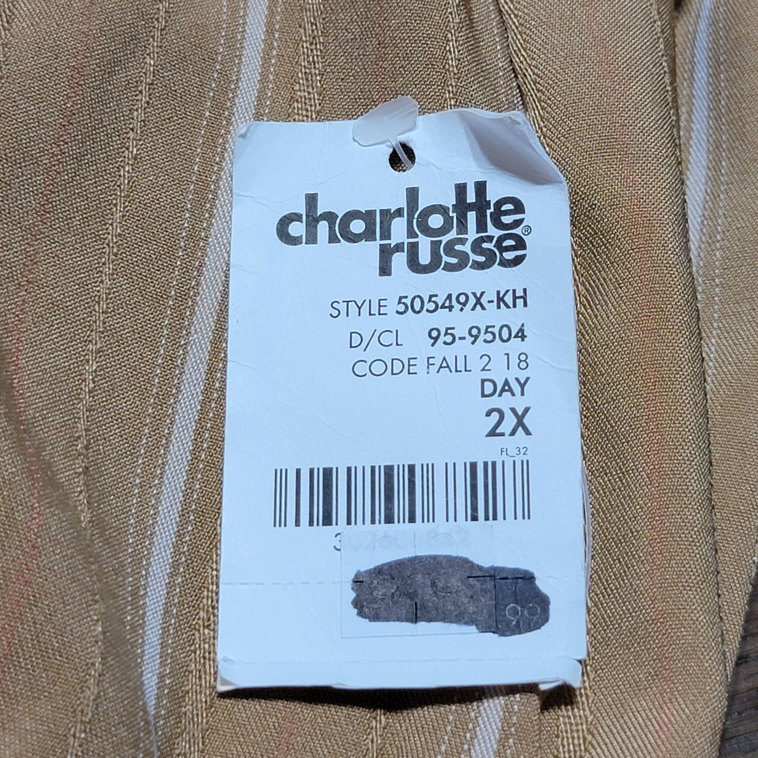 Other Charlotte Russe Ladies Slacks - Stripes - Size 2XL - NWT Size 38" / US 16 / IT 52 - 7 Thumbnail