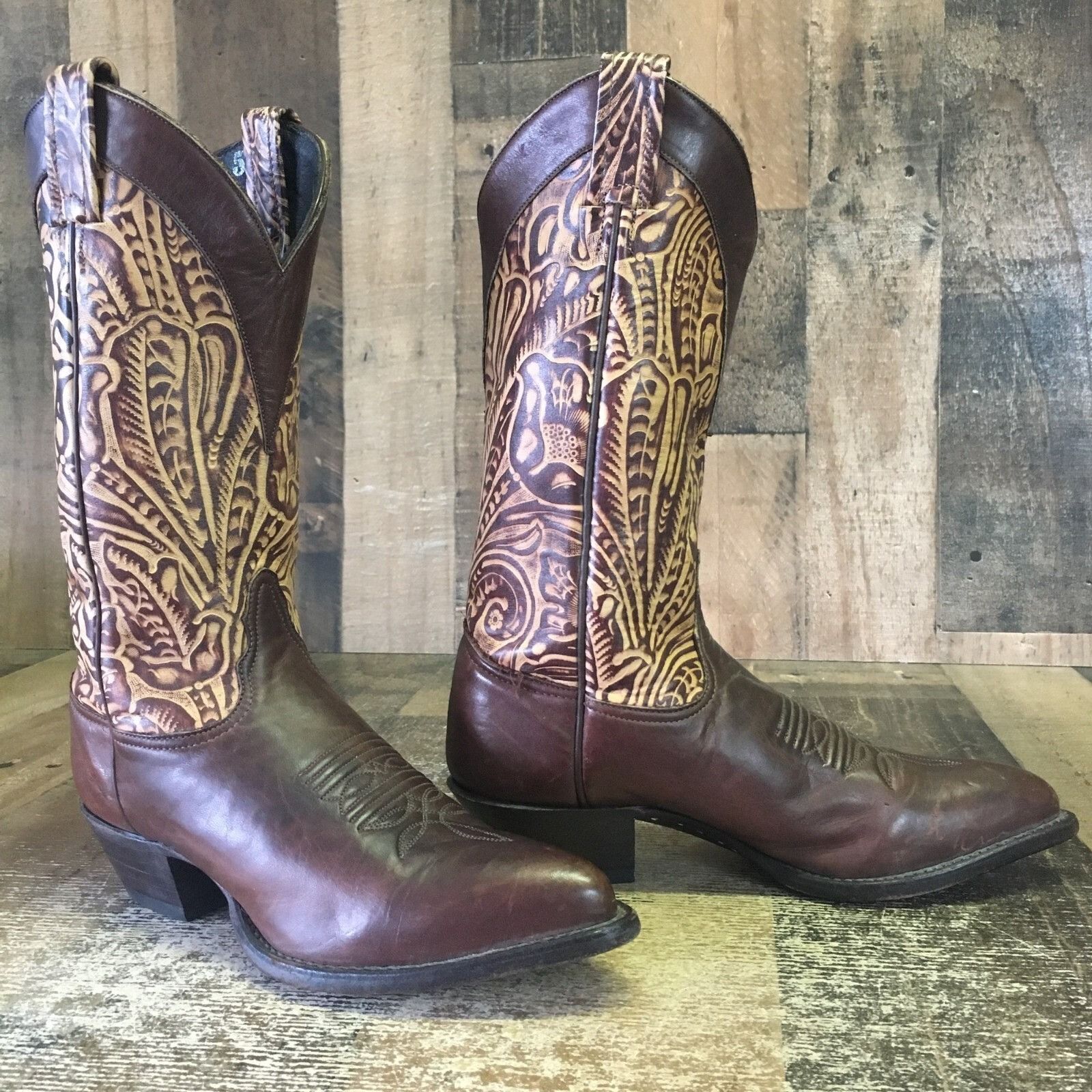 Tony Lama Tony Lama L0139 Vintage Western Cowboy Boots Womens 6 M Size US 6 / IT 36 - 5 Thumbnail