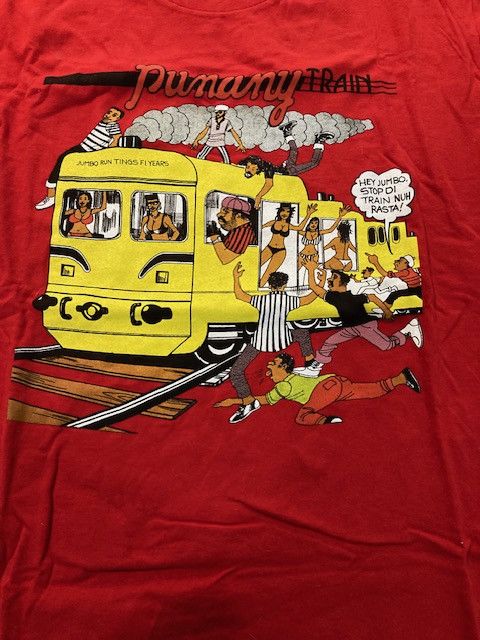 Supreme Supreme Red Punani Train Tee (SS2017) DS Size US L / EU 52-54 / 3 - 2 Thumbnail