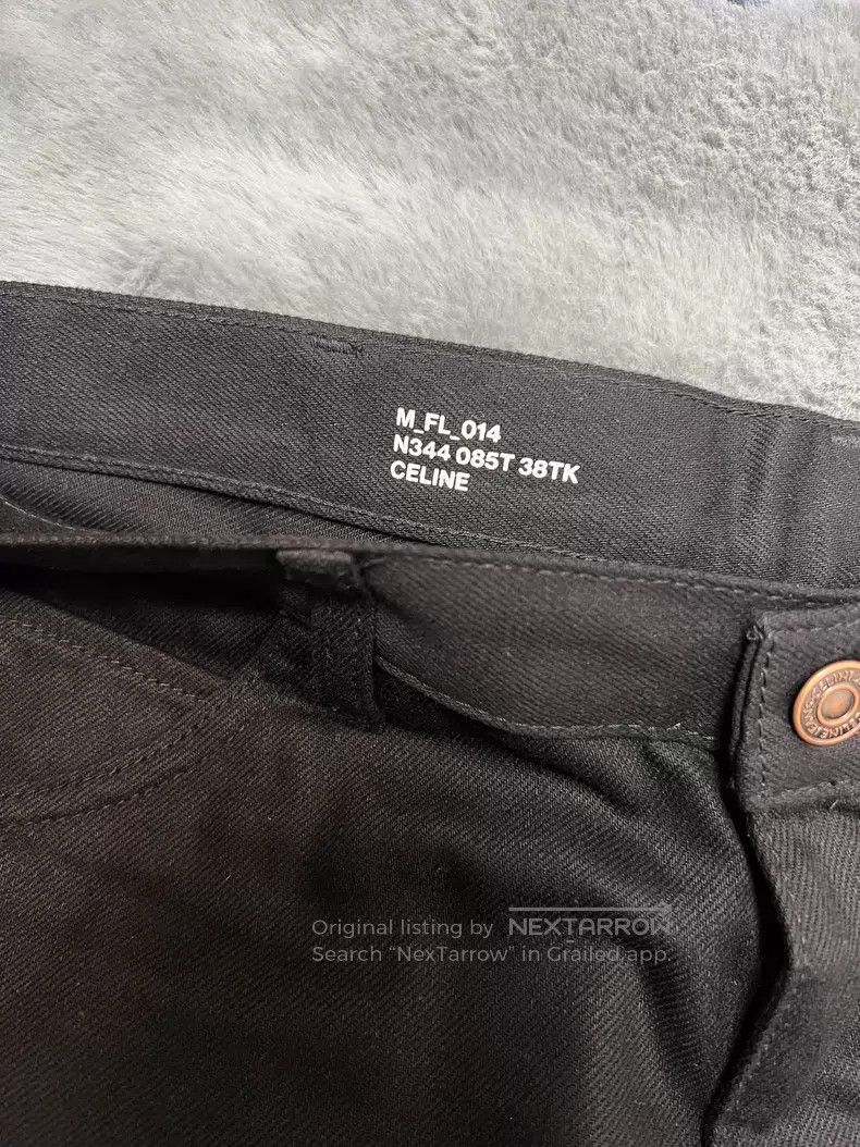 Celine CELINE Black Flared Denim Jeans Size US 33 - 3 Thumbnail