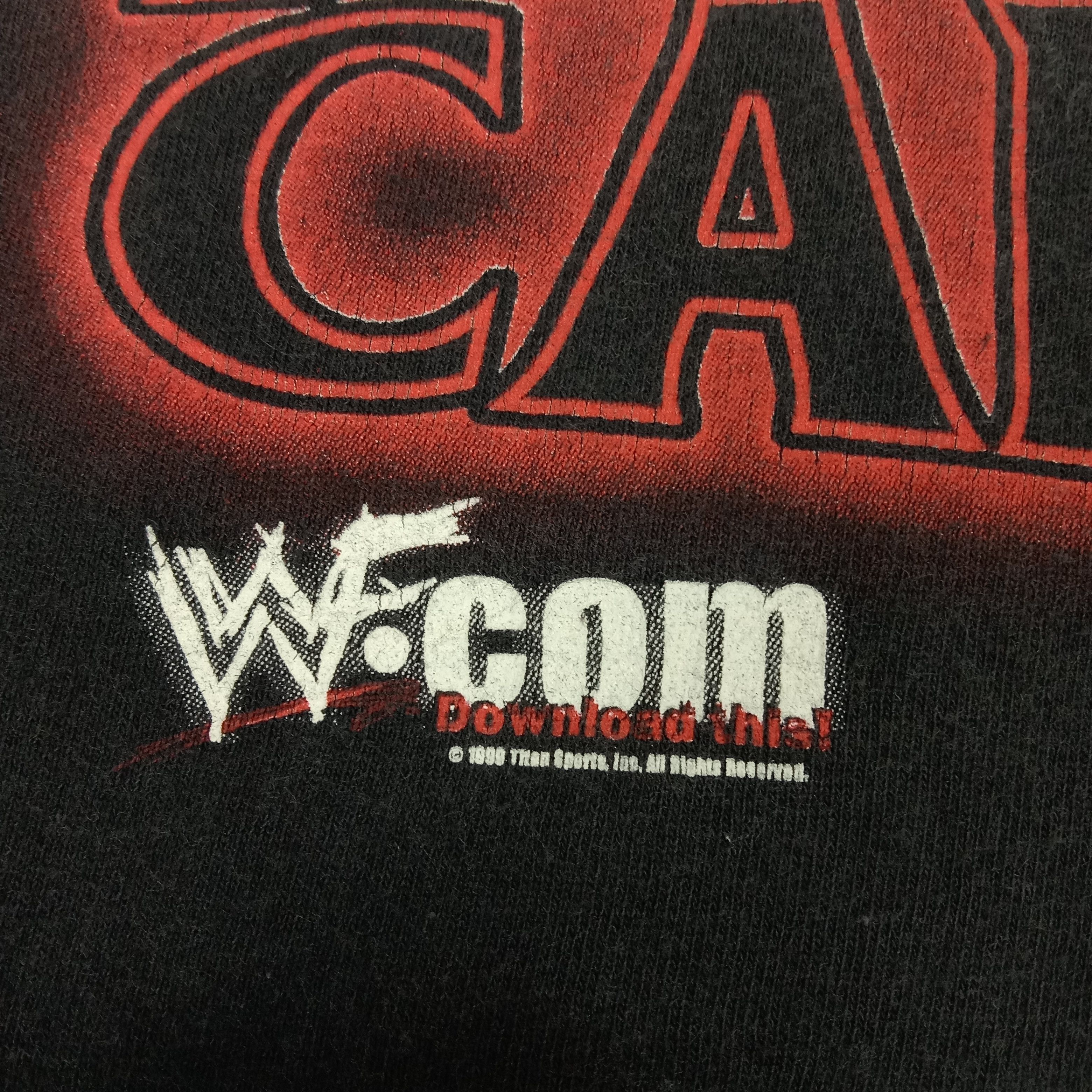 Vintage × WWE × WWF The Rock Says.. Dwayne Johnson American Wrestler Tshirt Size US L / EU 52-54 / 3 - 7 Thumbnail