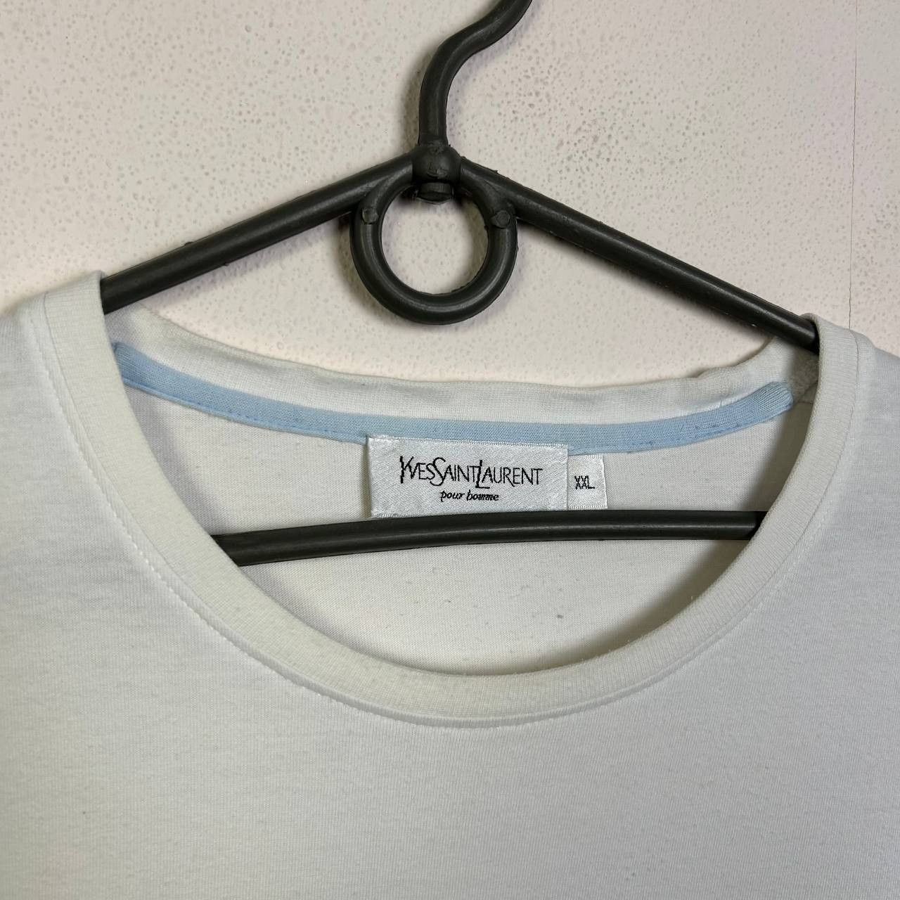 Yves Saint Laurent Luxury Yves Saint Laurent Small logo designer y2k tee Size US XL / EU 56 / 4 - 4 Thumbnail
