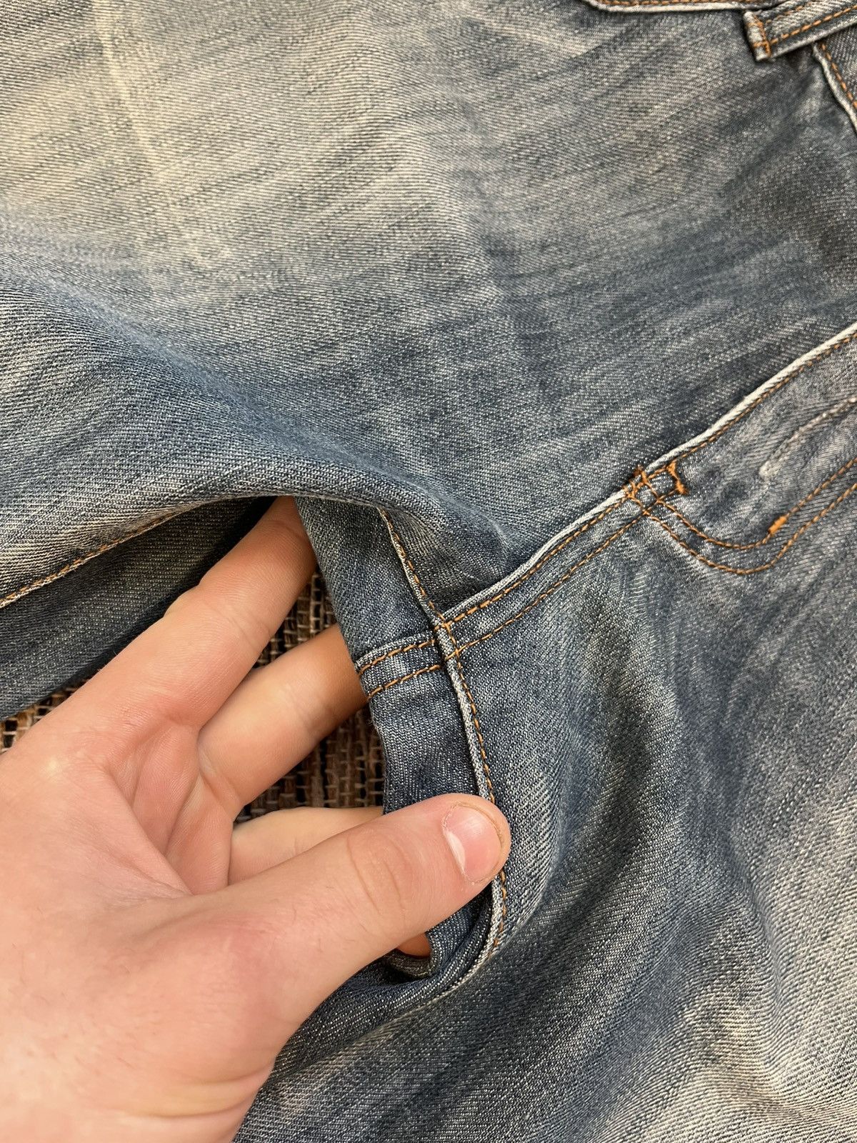 Just Cavalli × Vintage Vintage 00s Just Cavalli jeans faded distressed denim Y2K Size US 34 / EU 50 - 10 Thumbnail