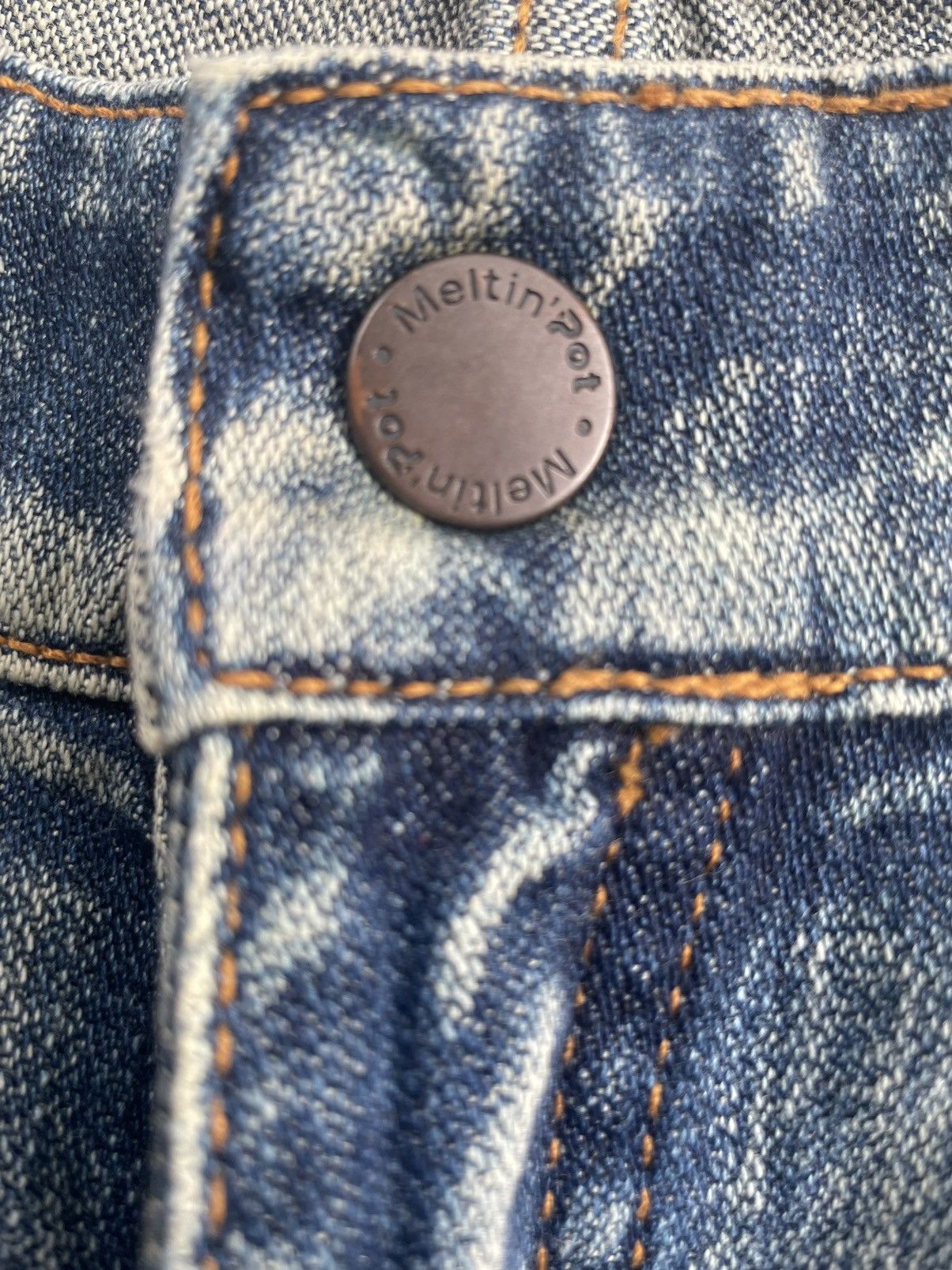 Japanese Brand Melting Pot Reverseable Denim Size US 34 / EU 50 - 16 Thumbnail
