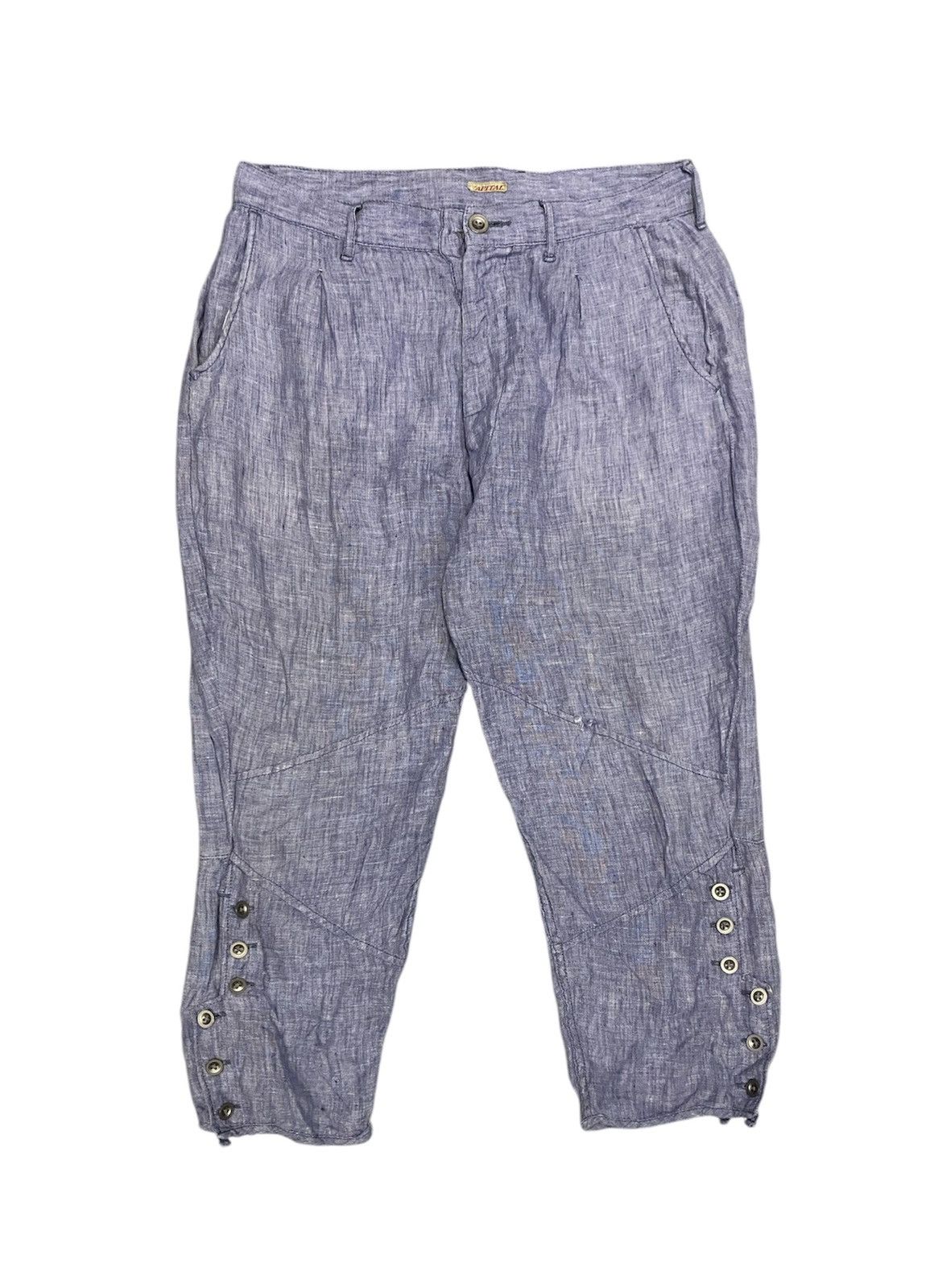 Kapital × Kapital Kountry Vtg Kapital 3/4 linen military pants Size US 32 / EU 48 - 1 Thumbnail