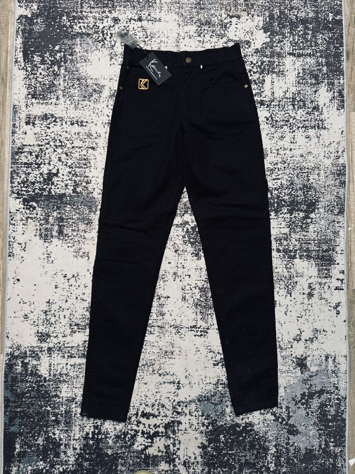 Karl Kani Karl Kani Black Denim Jeans Pants Cargo womens XXS Size US 26 / EU 42 - 2 Thumbnail