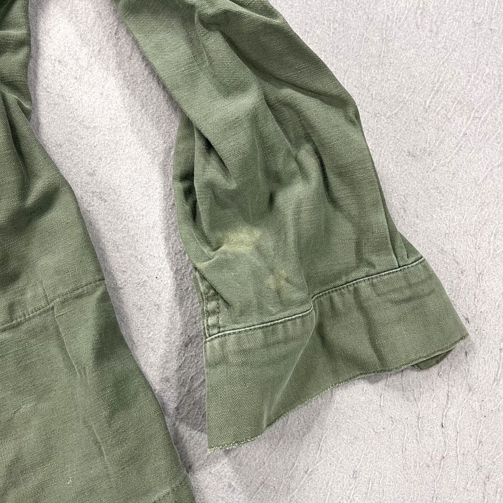 Vintage VINTAGE Green Cotton Sateen Military Fatigue Shirt Mens Medium Pohl 60s OG 107 Size US M / EU 48-50 / 2 - 6 Thumbnail