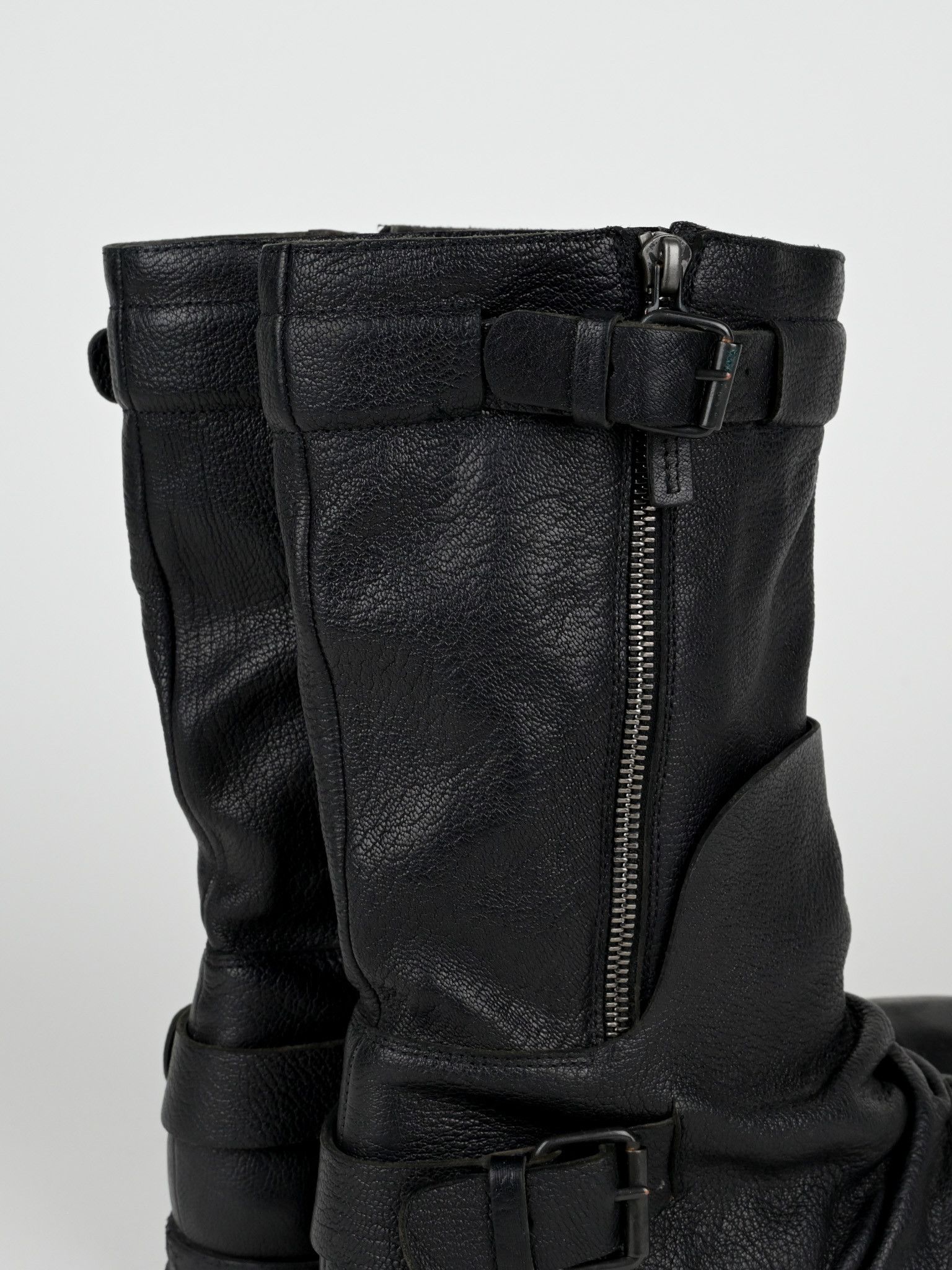 Marsell Stacked Leather Moto Boots Size US 7 / EU 40 - 15 Thumbnail