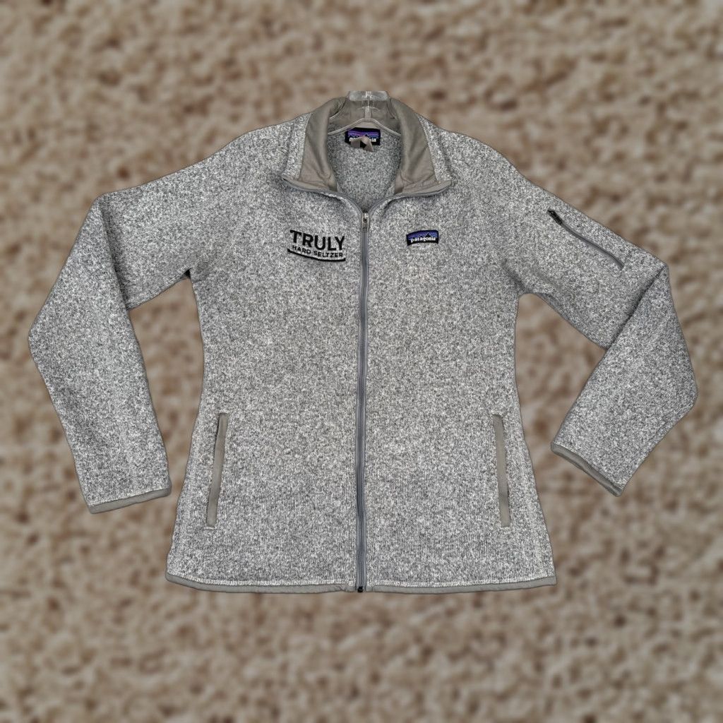 Patagonia Patagonia Jacket Women M Gray Better Sweater Jacket Knit Zip Lined Logo Embroidered Casual Travel Workwear Fall Spring Winter Size M / US 6-8 / IT 42-44 - 1 Thumbnail